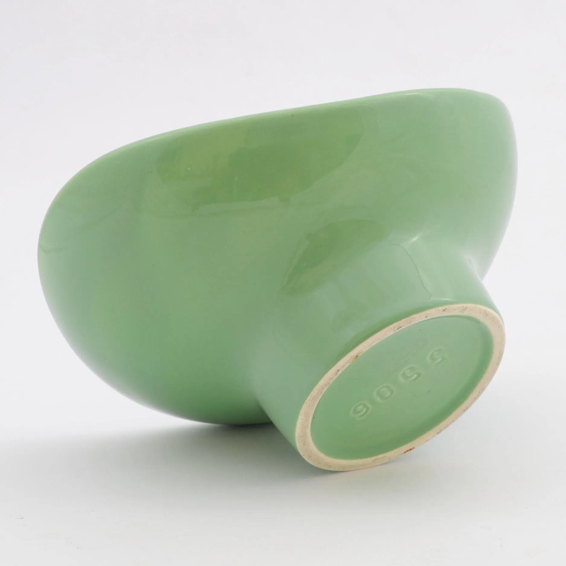 Bowl, Keramia Kravsko, green blue, ceramics, Czechoslovakia, 1960s. - 161611