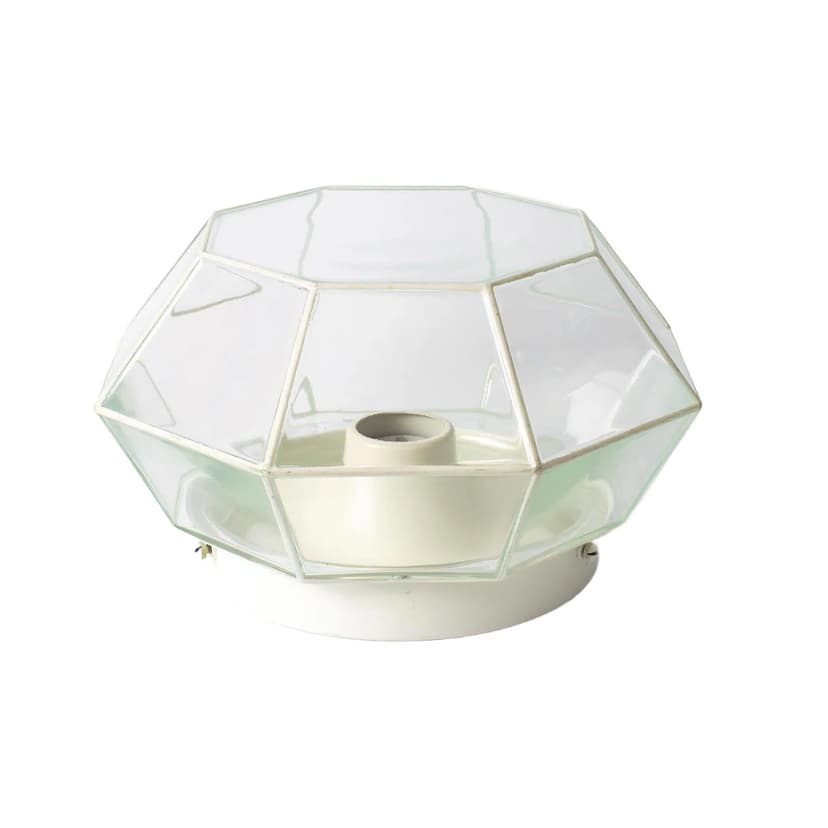 Ceiling Light Limburg, transparent glass, Germany, 1960s/1970s