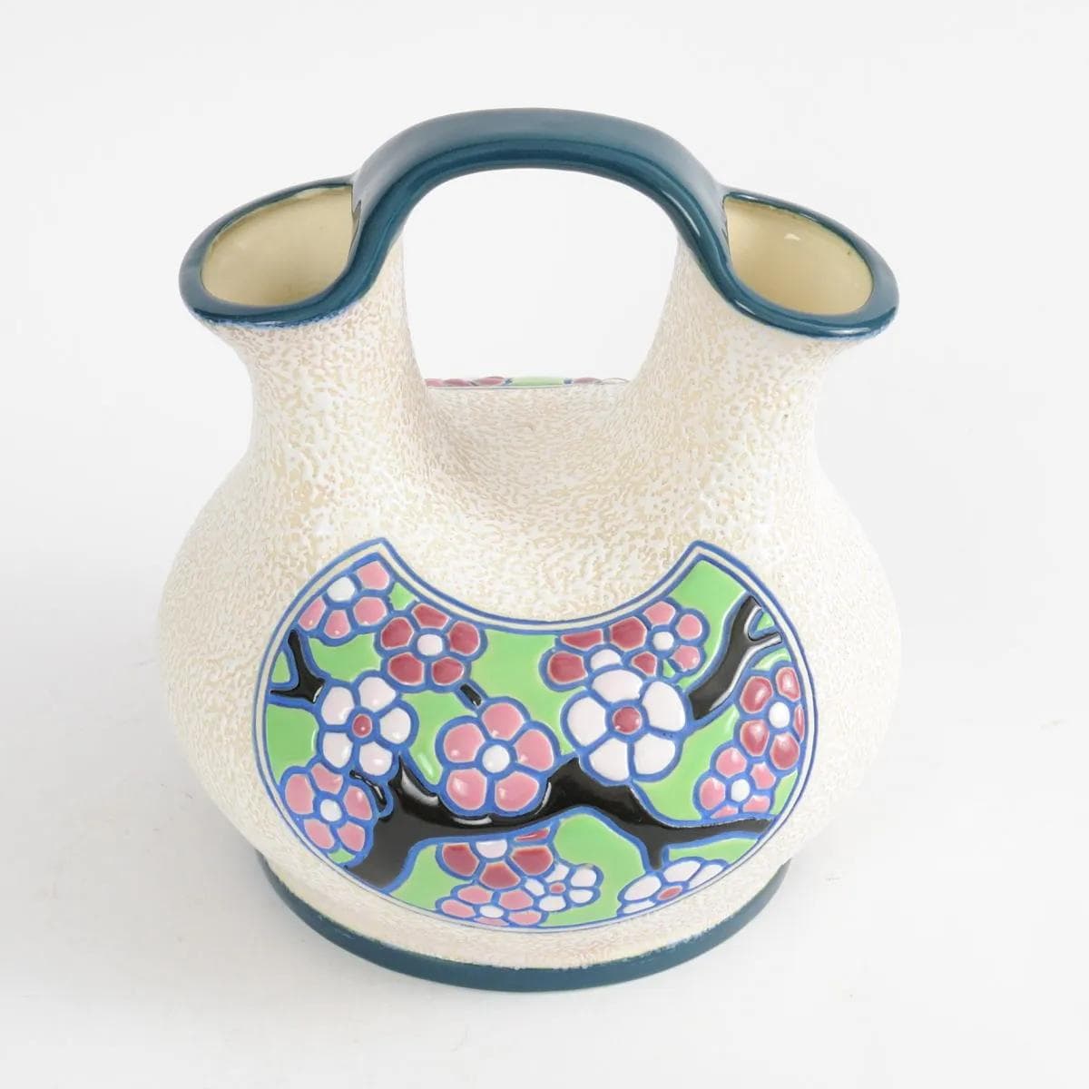 Vase Amphora, ivory, ceramic, Czechoslovakia, 1920s. - 161571