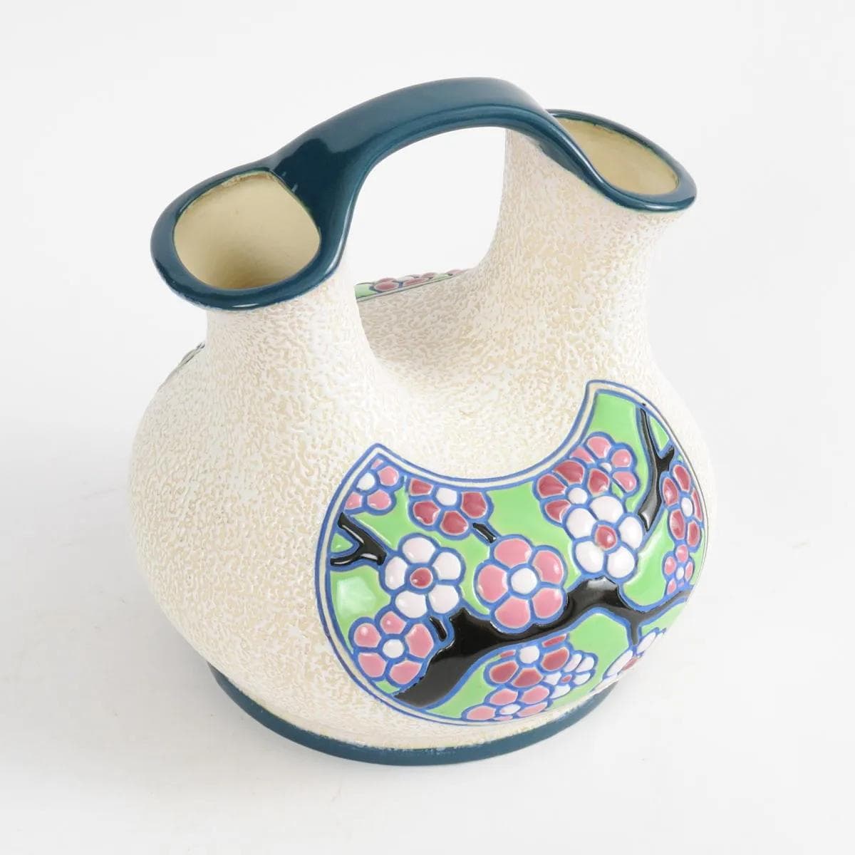 Vase Amphora, ivory, ceramic, Czechoslovakia, 1920s. - 161573