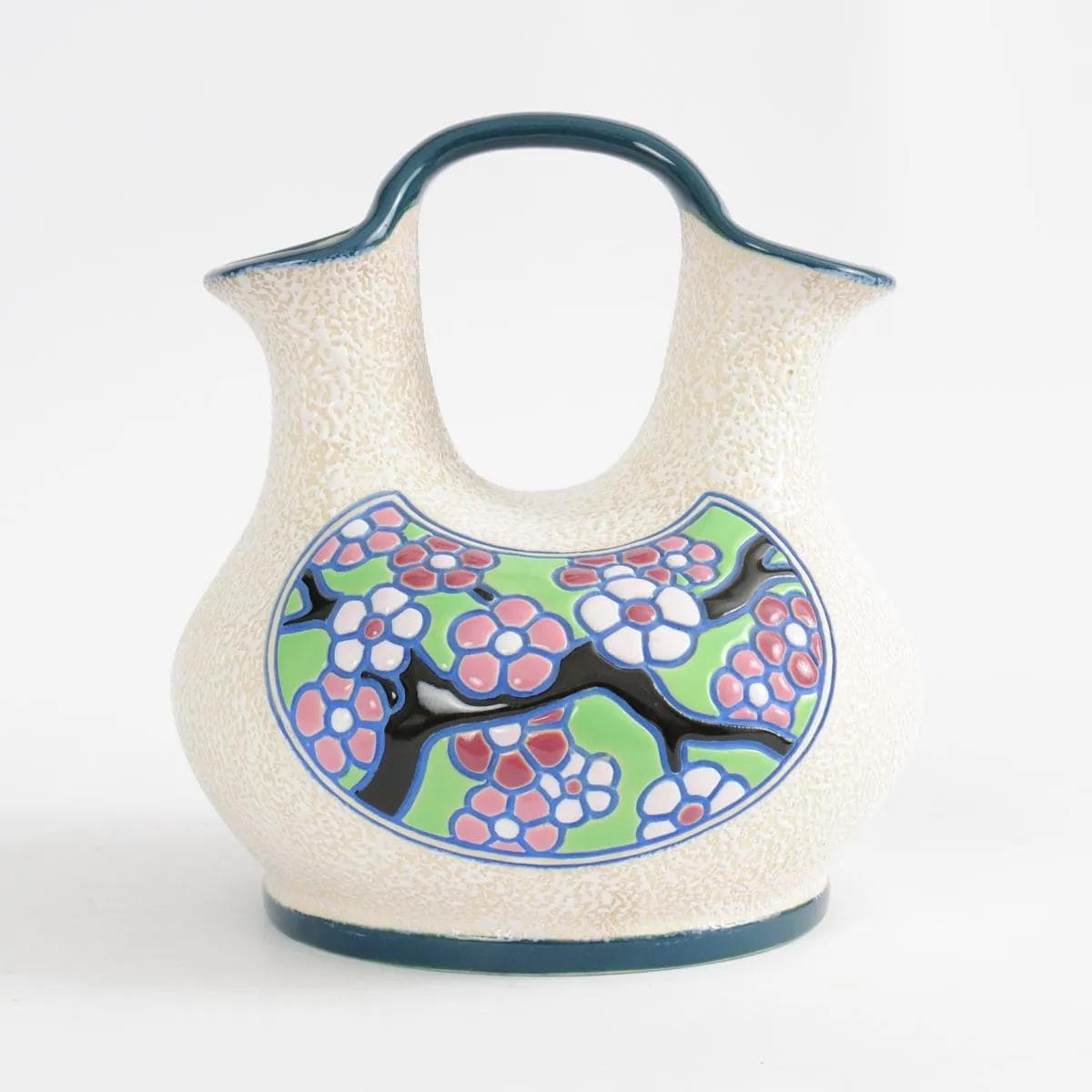 Vase Amphora, ivory, ceramic, Czechoslovakia, 1920s. - 161569