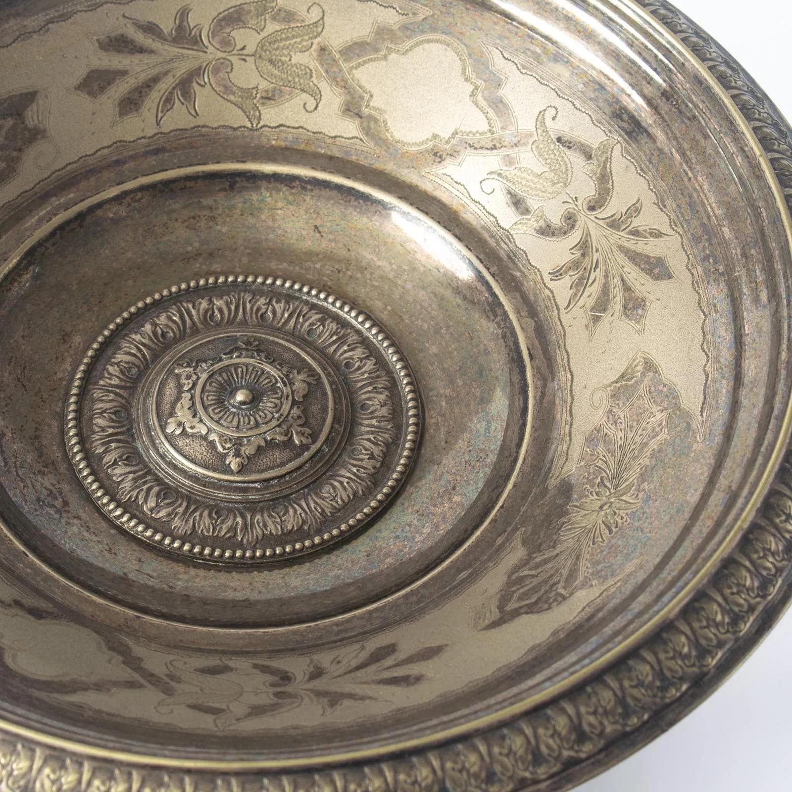 Neoclassical centerpiece bowl, silver, metal, Sweden, early 20th c. - 161520