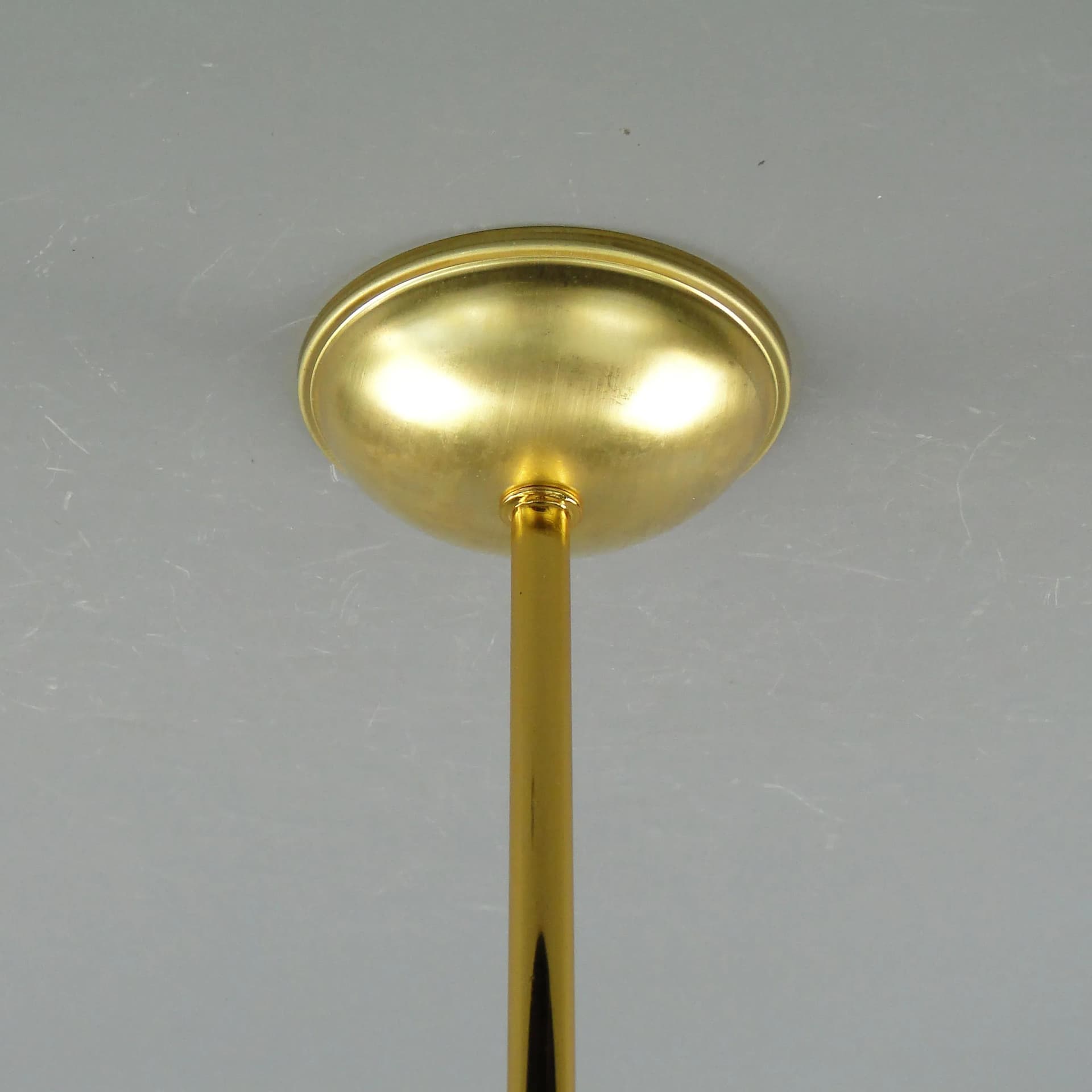 Pendant Lamp Art Deco, white glass, Poland, 1920s. - 163271
