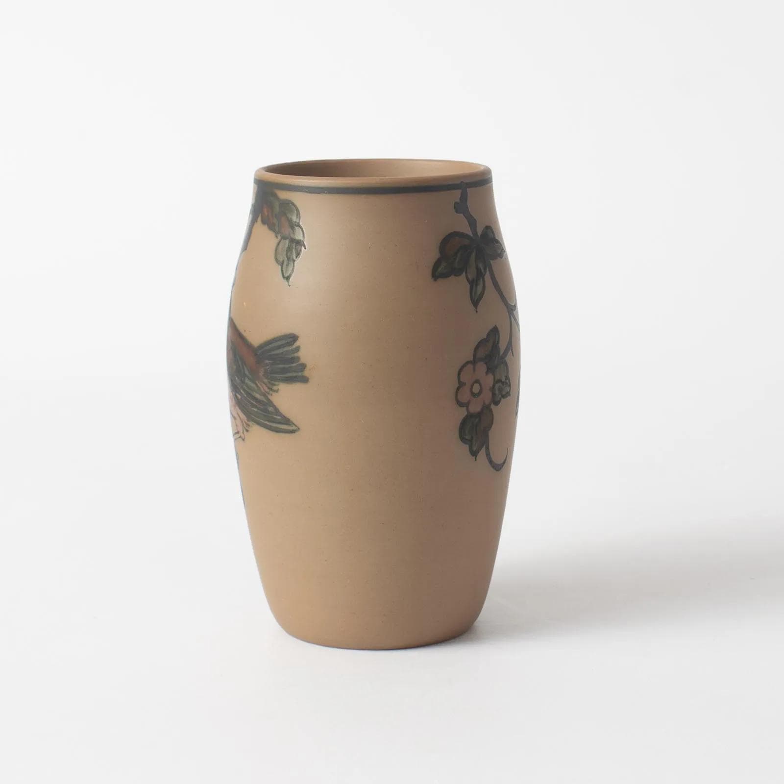 Wazon, beżowy, kamionka, Lauritz Hjorth, Dania, lata 30. - 161470