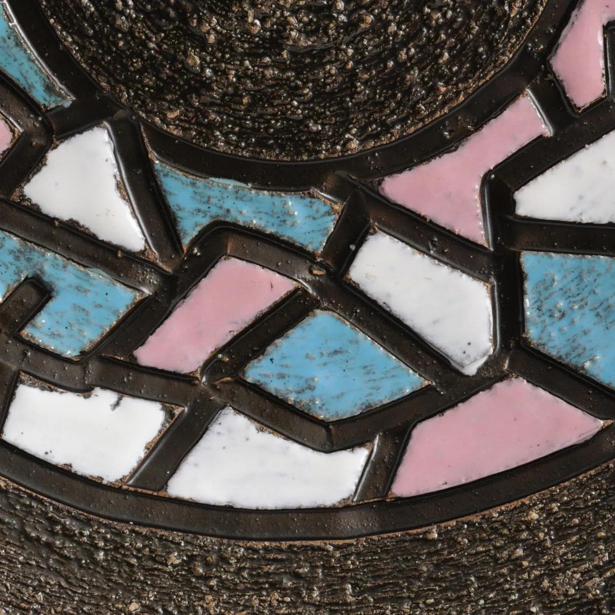 Decorative Plate, multicolor ceramics, Fratelli Fanciullacci, Italy, 1960s. - 161462