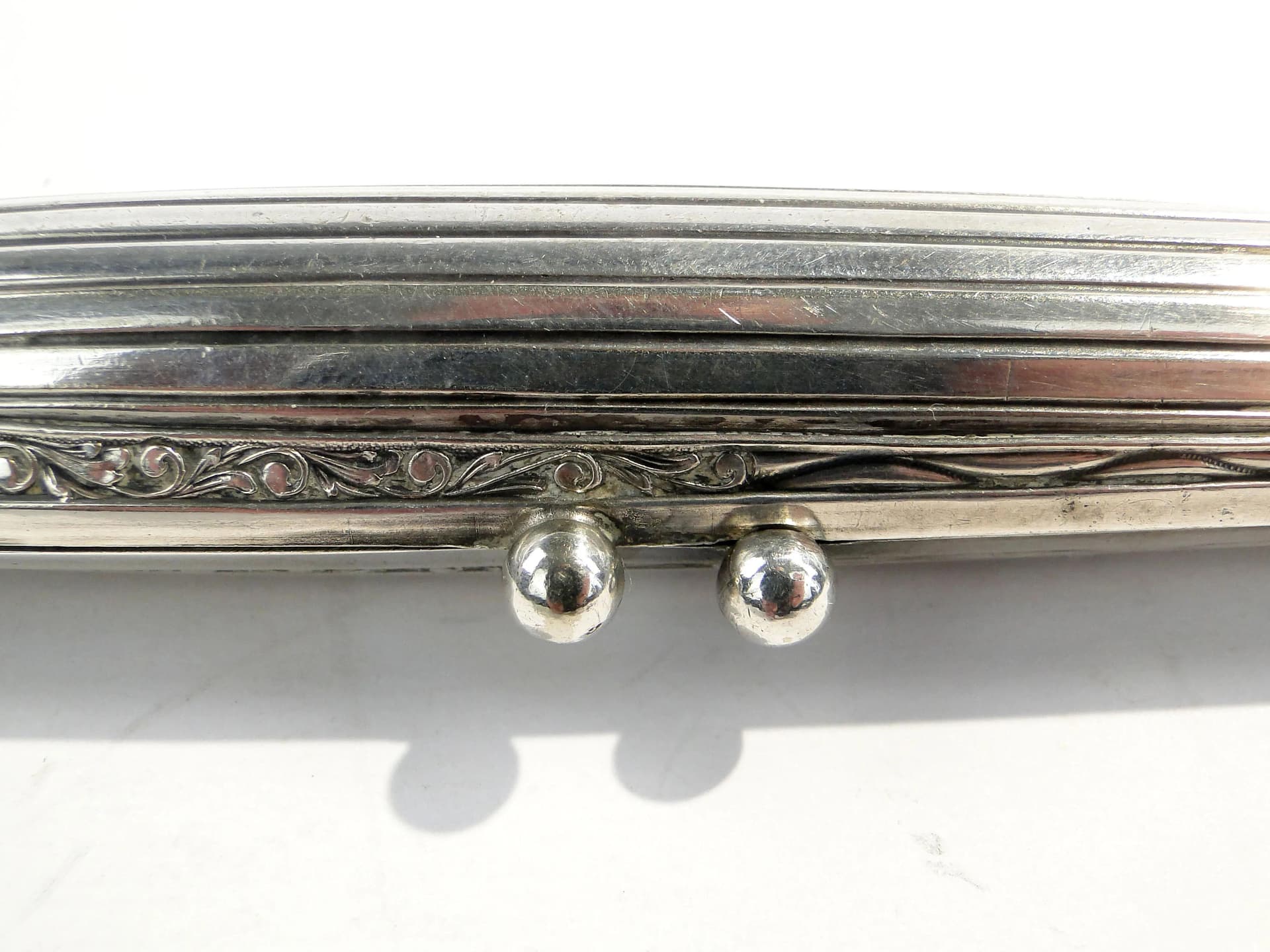 Cigar case, Art Nouveau, silvered brass, Austria, early 20th c. - 163203