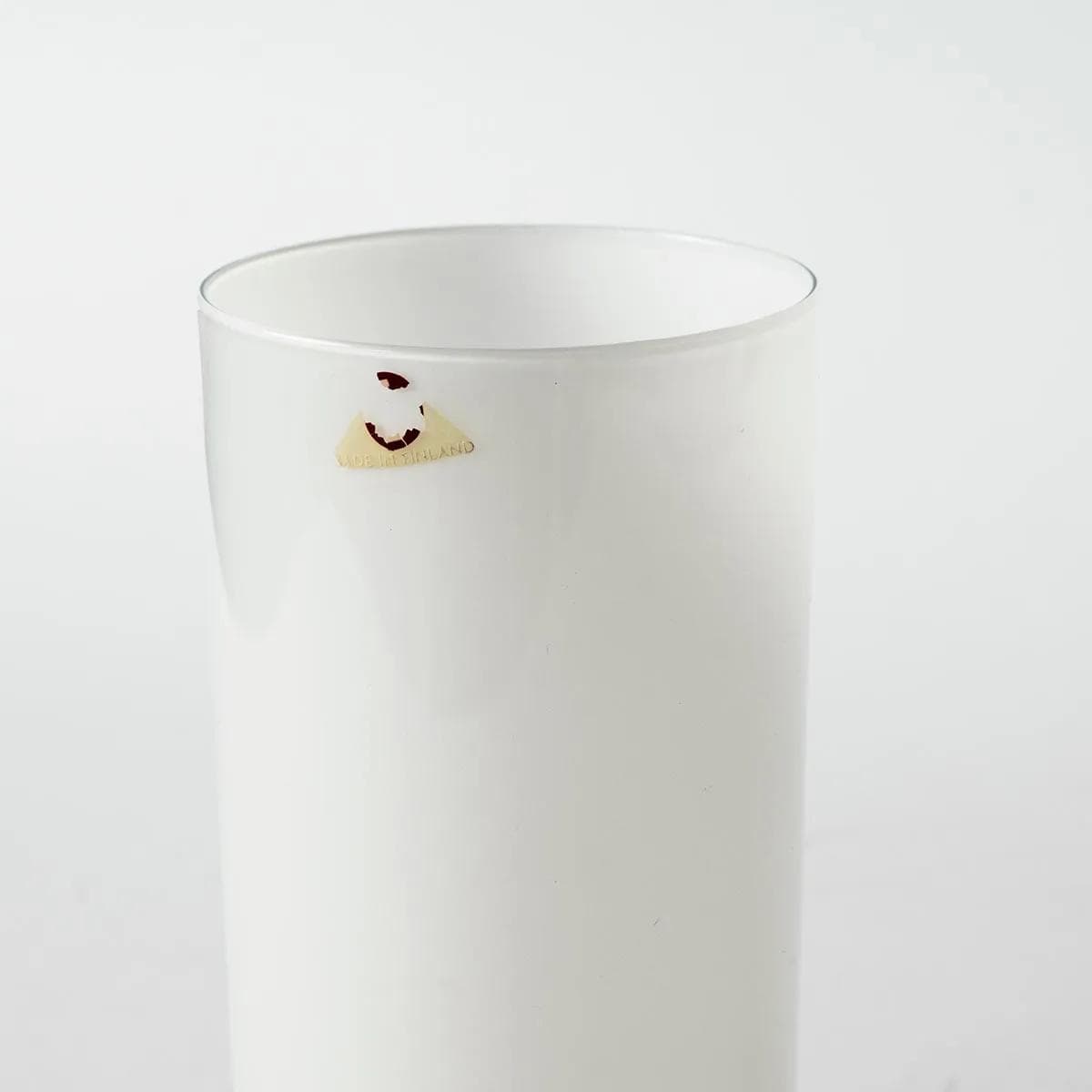 Komplet pięciu szklanek I-114, szkło ivory white, Iittala, Finlandia, lata 60. - 161411