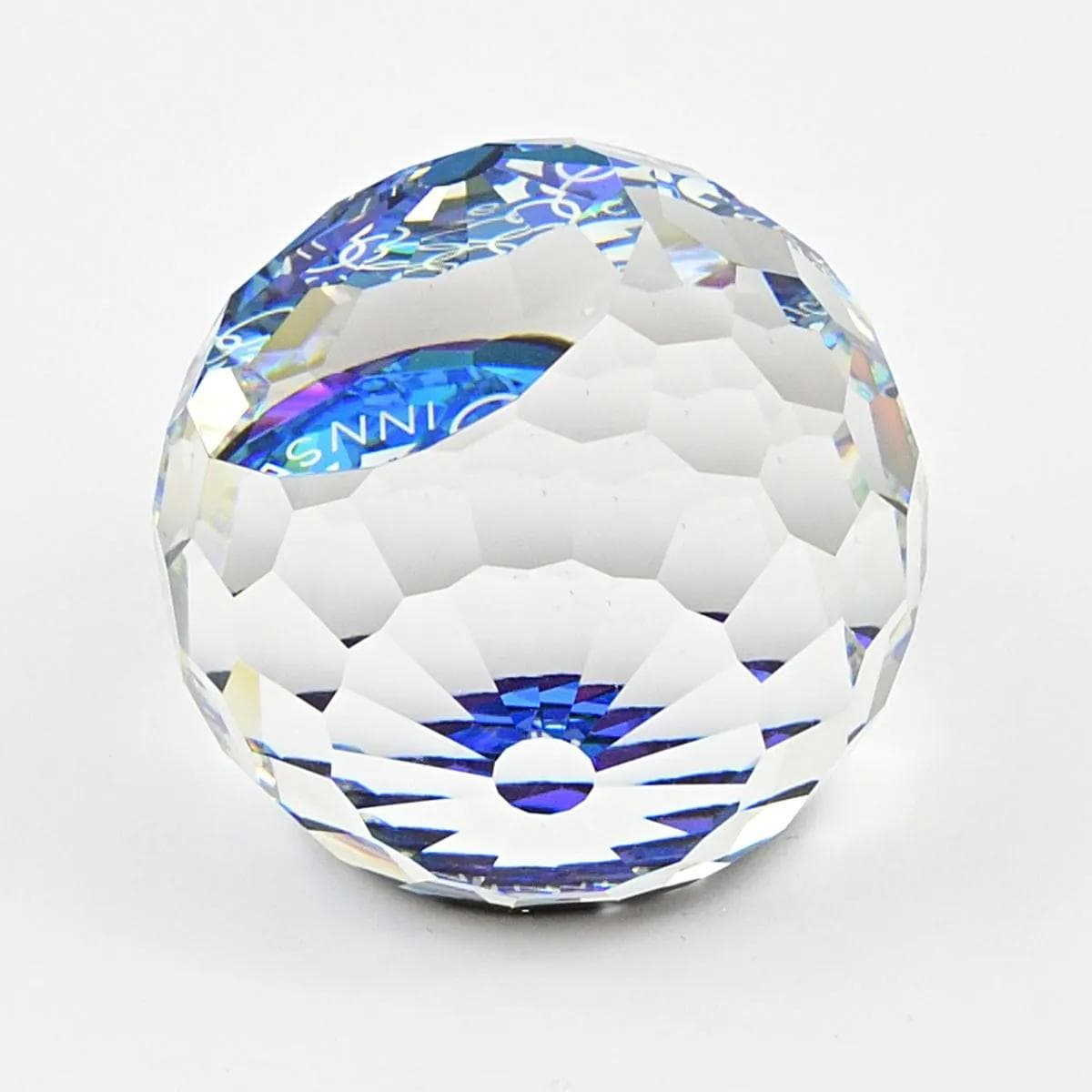 Przycisk do papieru, niebieski, kryształ, Swarovski, Austria, lata 70. - 161362