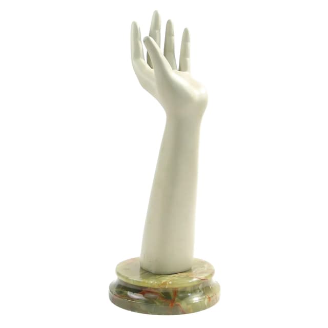 Jewelry Display Stand, Hand, Beige, France, 1920s - DIMENSION