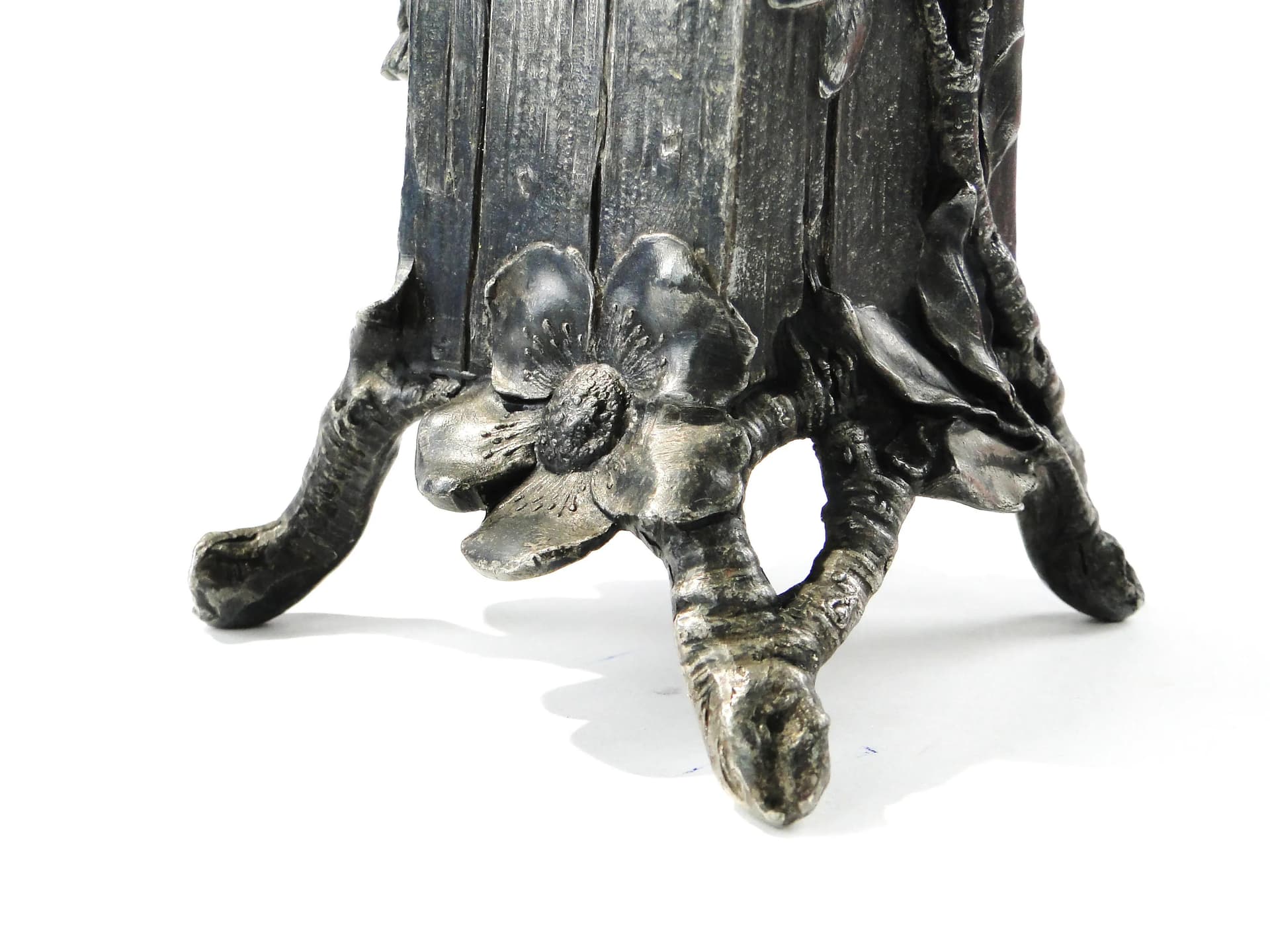 Skarbonka secesyjna, srebrzona cyna, WMF, Niemcy, początek XX w. - 163073