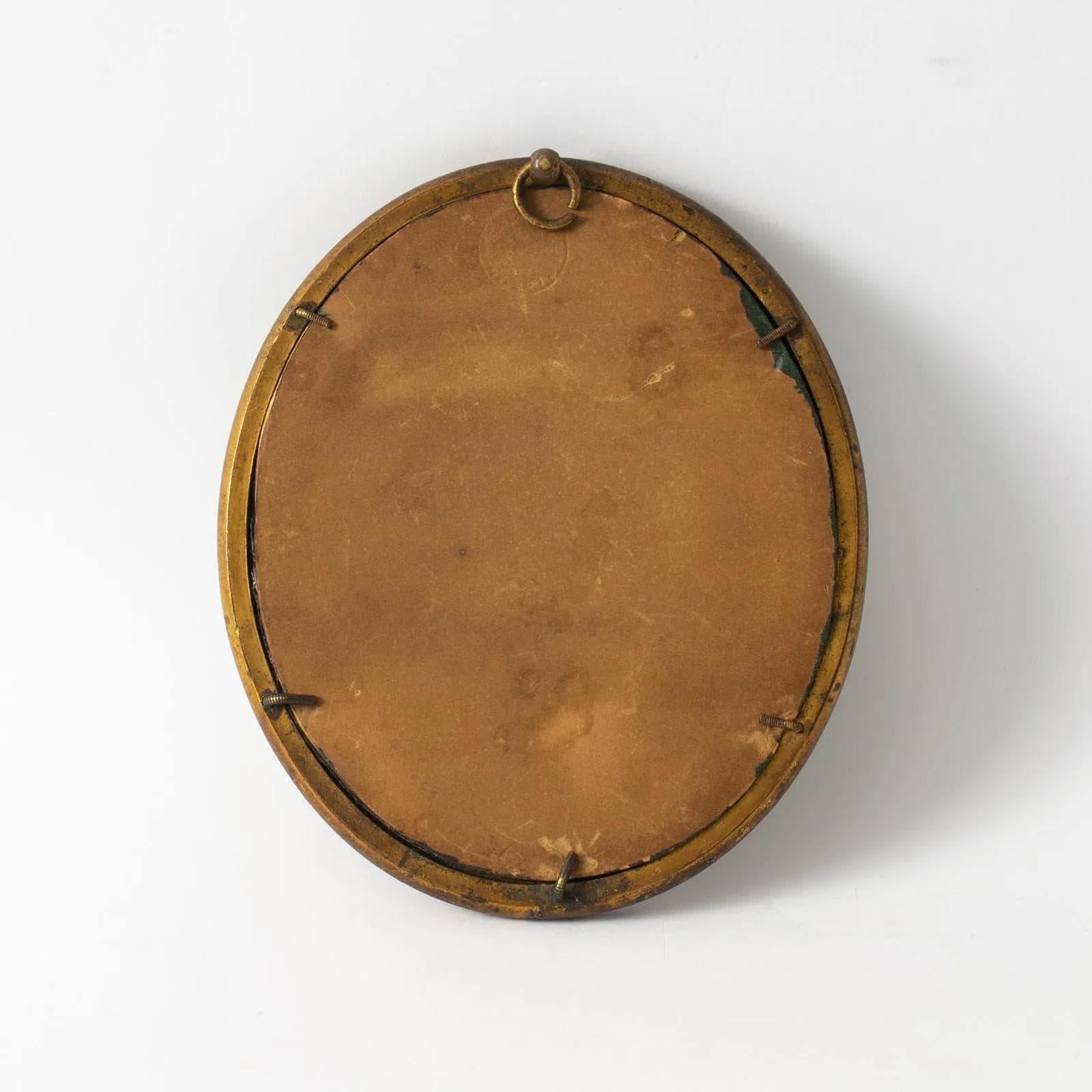 Oval Picture Frame, golden brass, Belgium, 19th c. - 162347