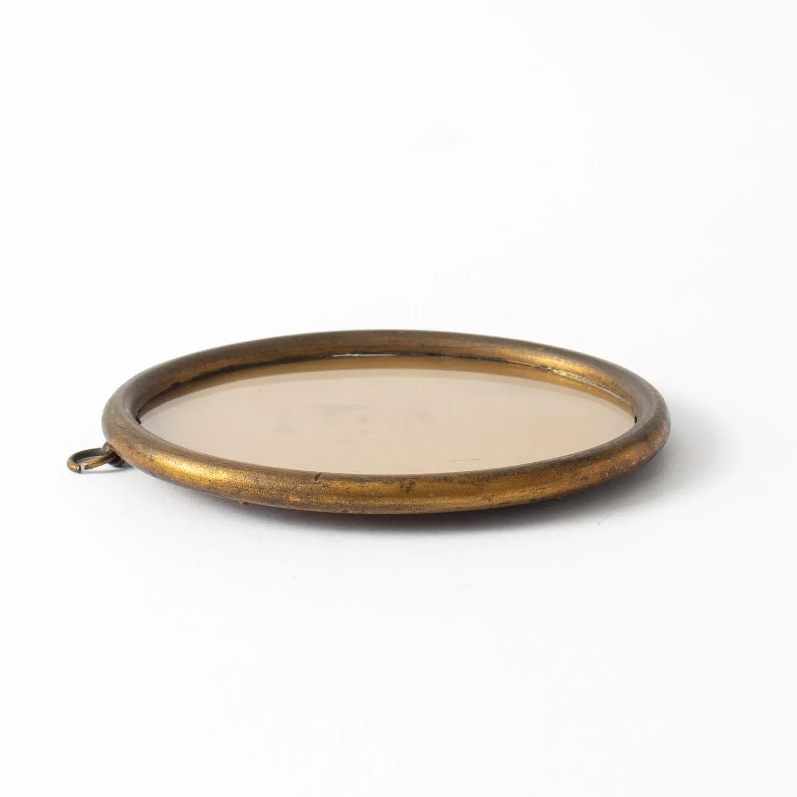 Oval Picture Frame, golden brass, Belgium, 19th c. - 162346