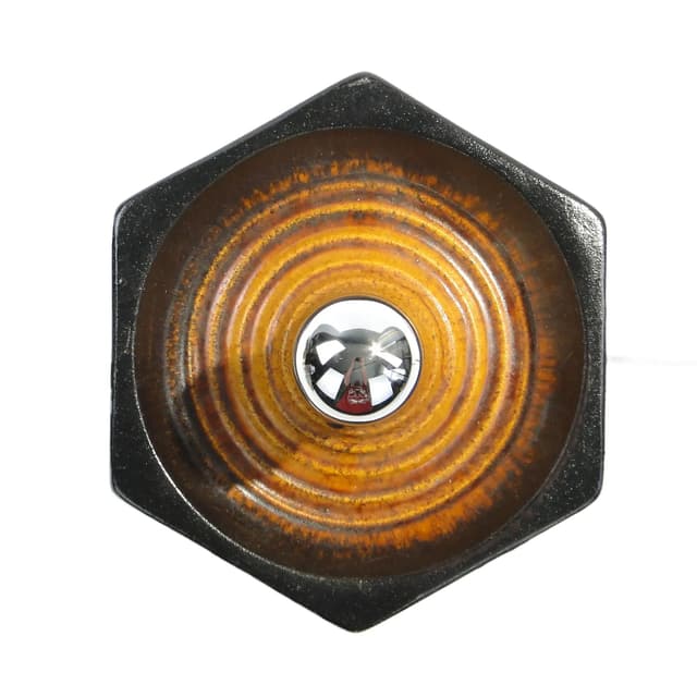 Kinkiet, ceramika szkliwiona multikolor, Niemcy, lata 70. - WYMIARY