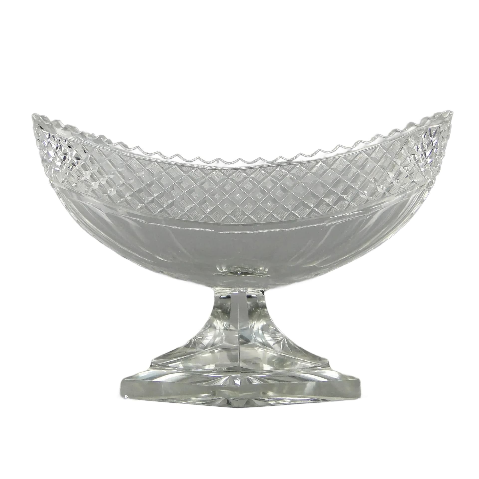 Żardiniera kryształowa, transparentna, kryształ, Baccarat, Francja, 1890–1910