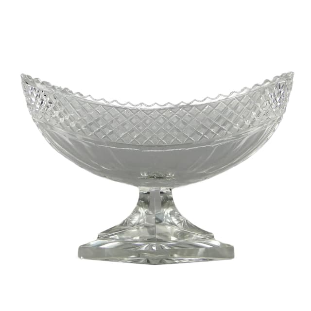 Żardiniera kryształowa, transparentna, kryształ, Baccarat, Francja, 1890–1910 - WYMIARY