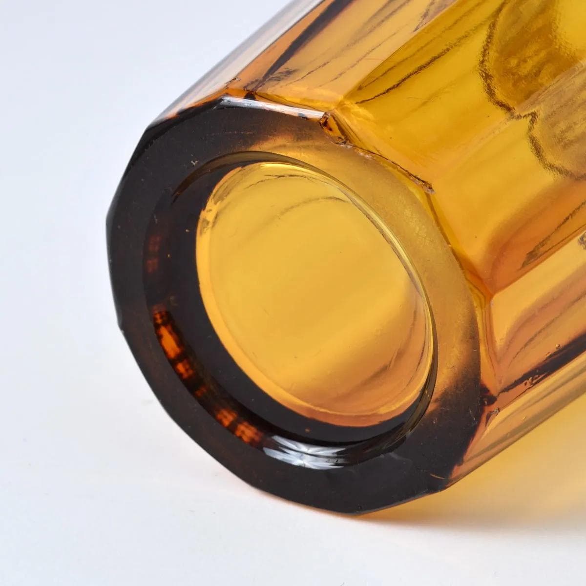 Vase, Walther Glass, yellow glass, Germany, 1950s. - 162312