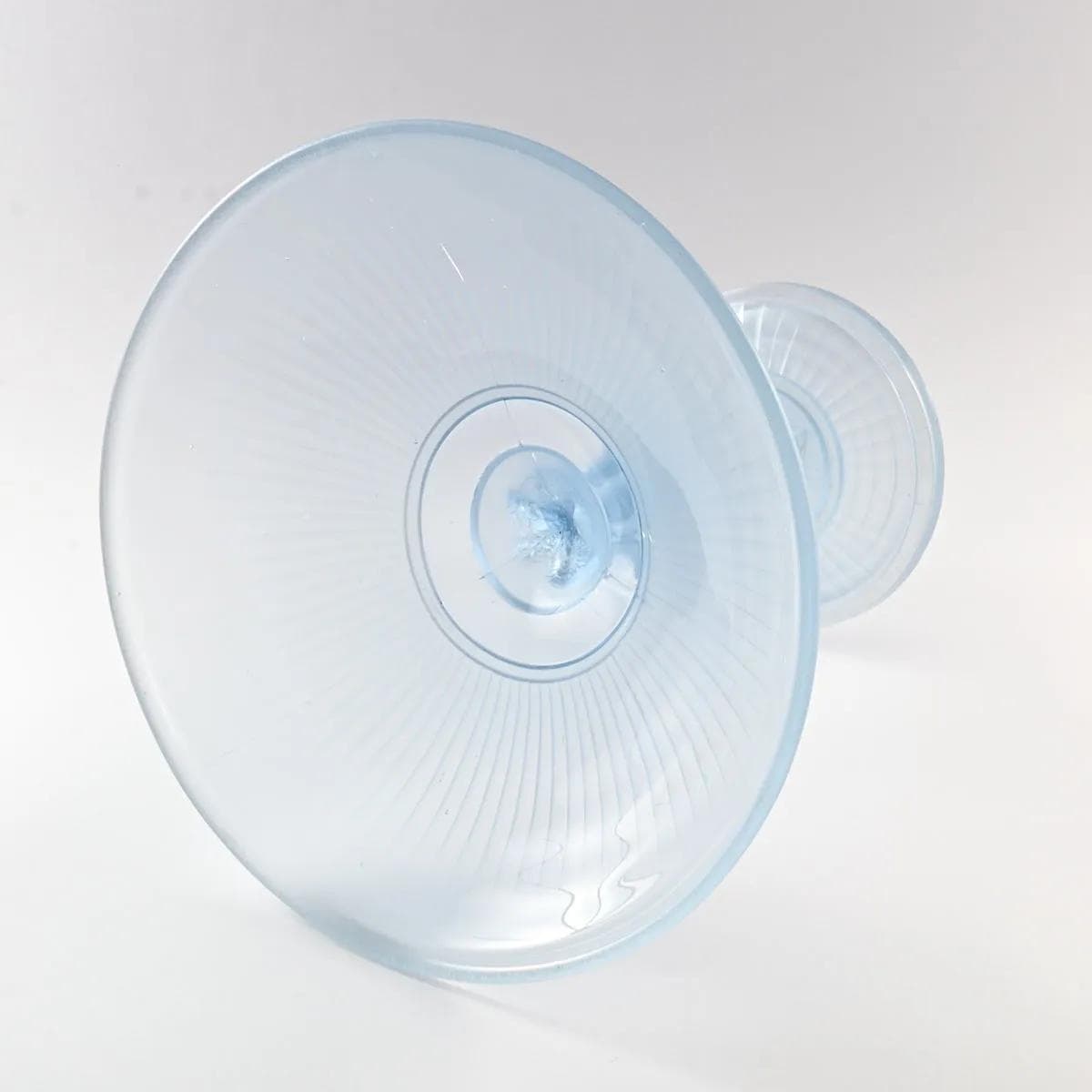 Patera Trzy Gracje, turkusowy, szkło, proj. E. Franckhauser, Jobling, Wielka Brytania, lata 30. - 162300