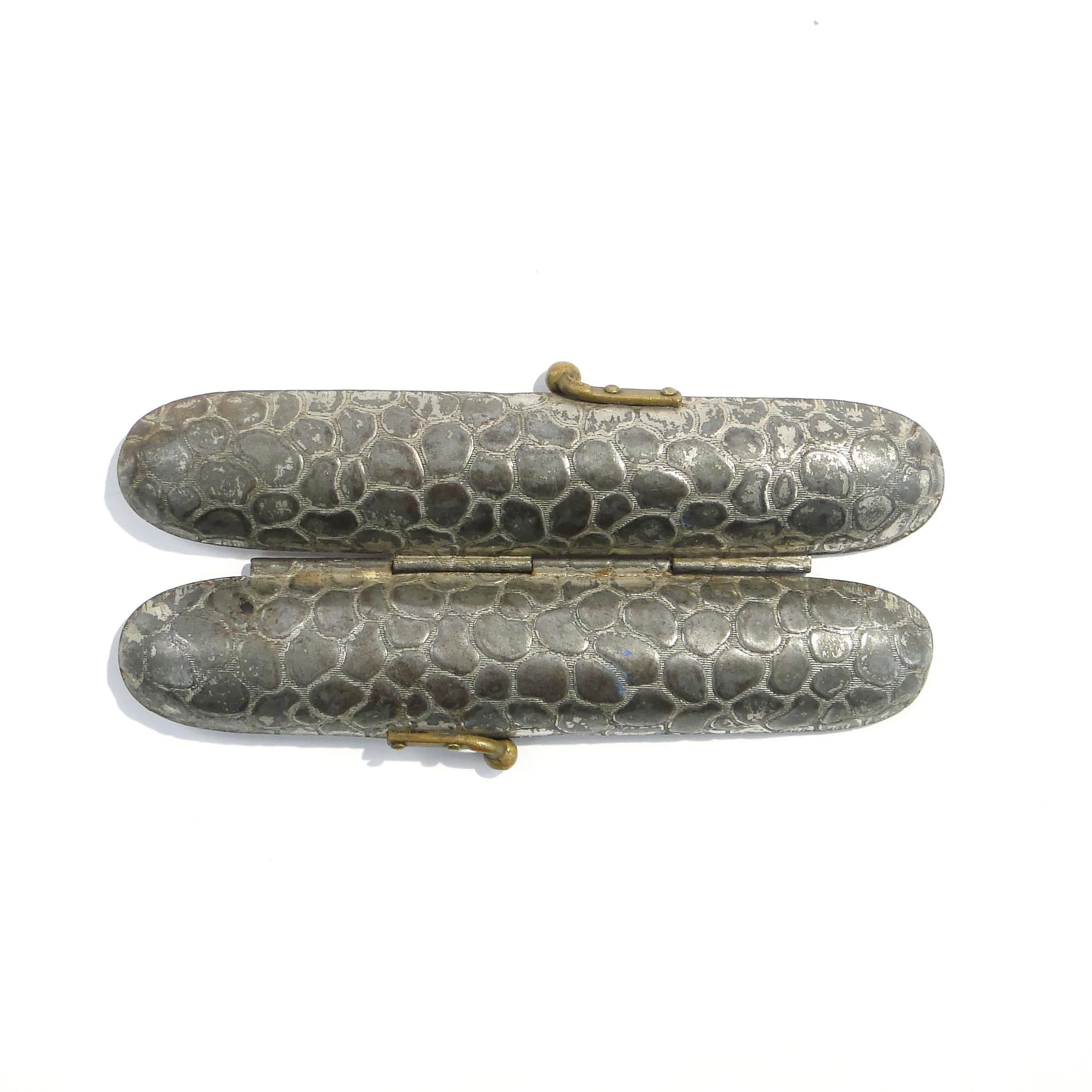 Etui na cygaro, art déco, metal srebrny, Polska, lata 20. - 162916