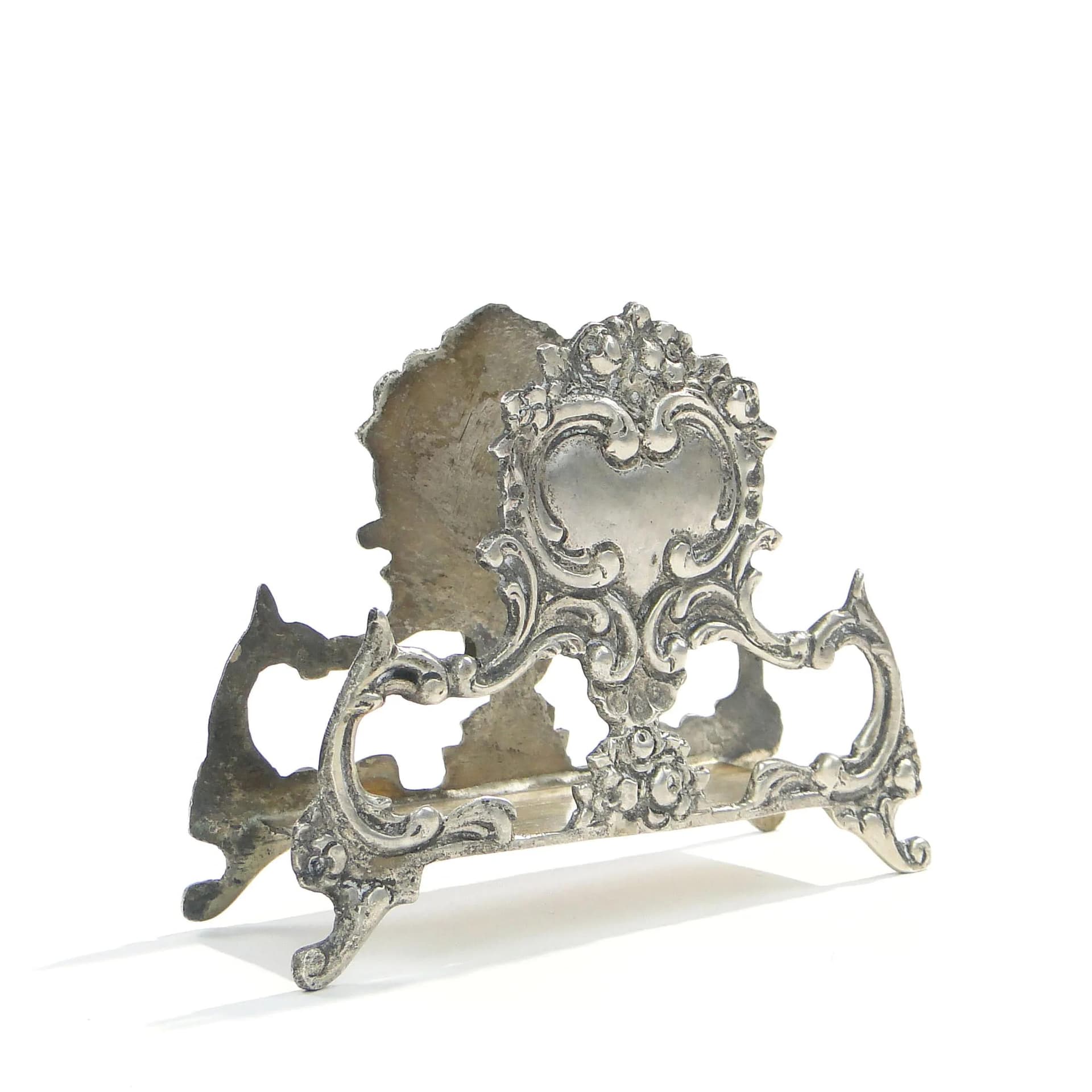 Serwetnik rococo, srebro, Niemcy/Szwecja, pocz. XX w. - 162899