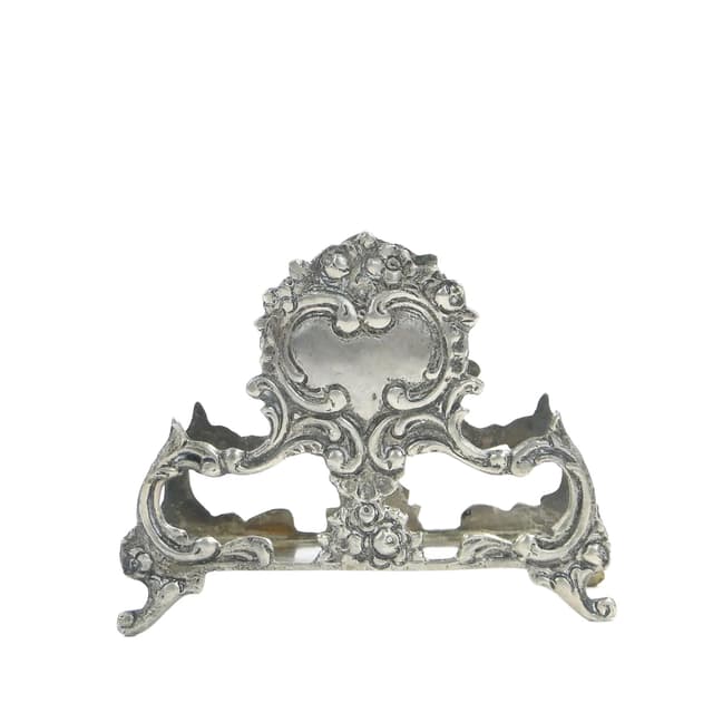 Serwetnik rococo, srebro, Niemcy/Szwecja, pocz. XX w. - WYMIARY