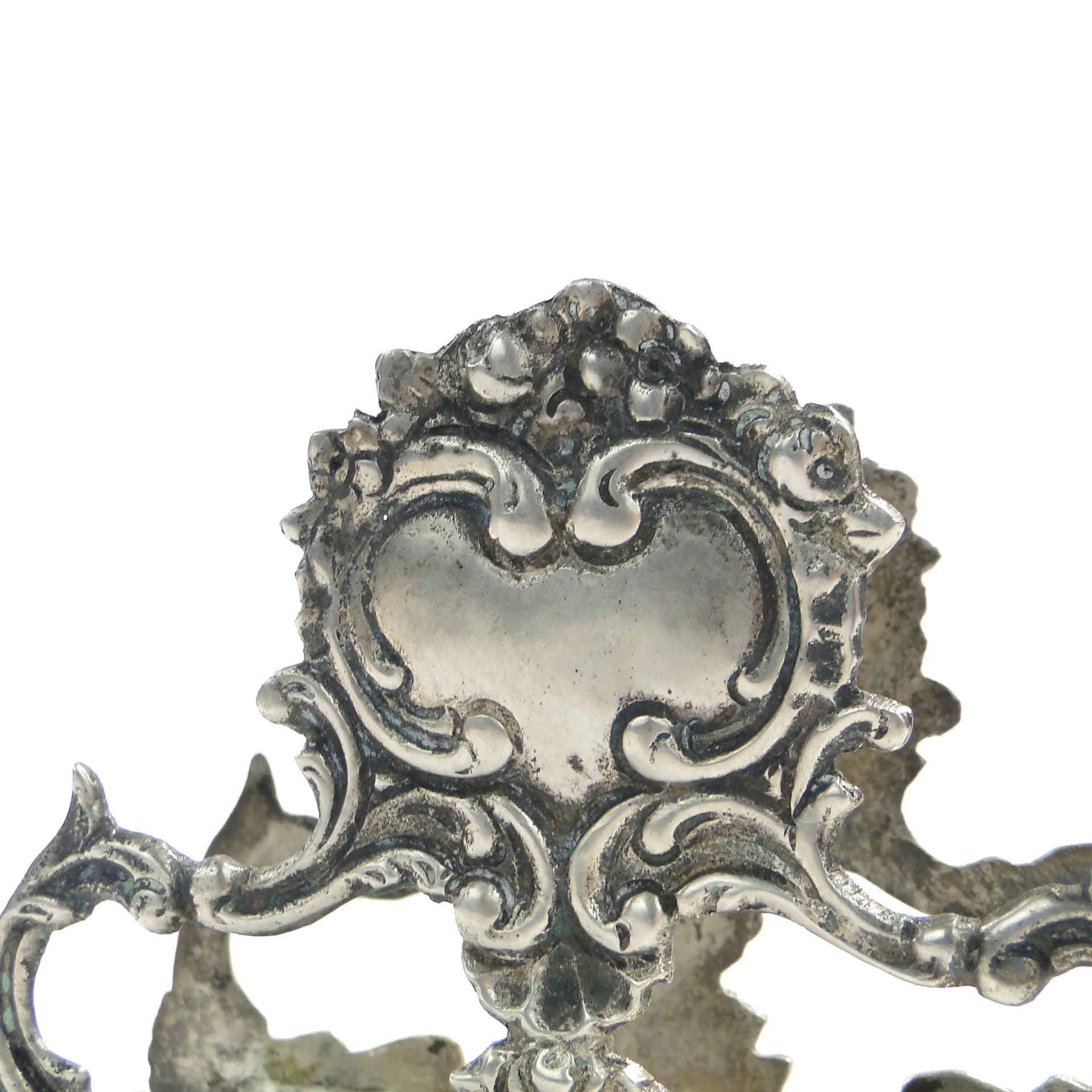 Serwetnik rococo, srebro, Niemcy/Szwecja, pocz. XX w. - 162901