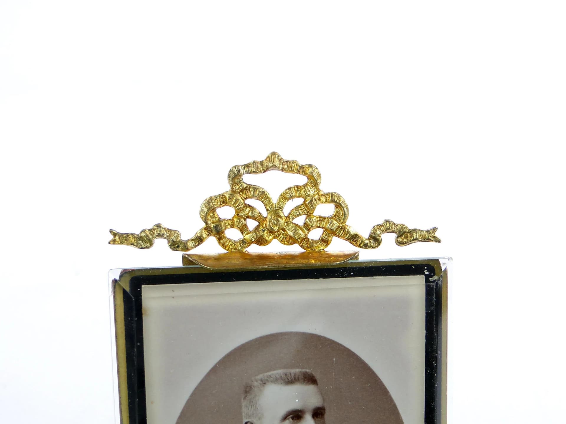 Picture frame, gilt brass, crystal, France, 19th c. - 10548