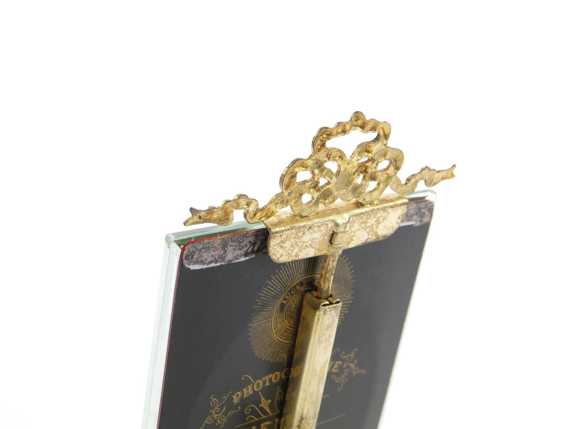 Picture frame, gilt brass, crystal, France, 19th c. - 10552