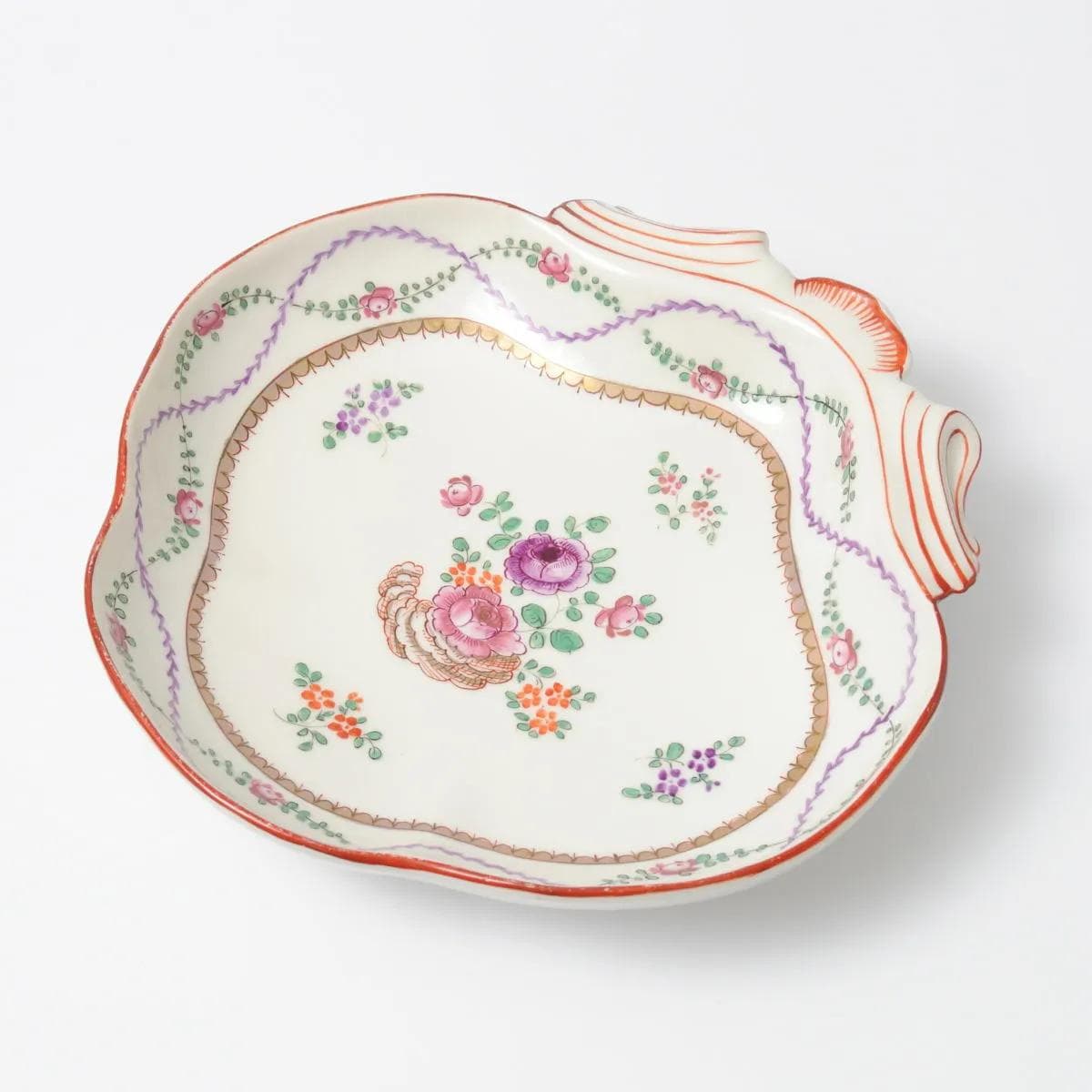 Platter, Samson, ivory white porcelain, France, 19th c. - 162264