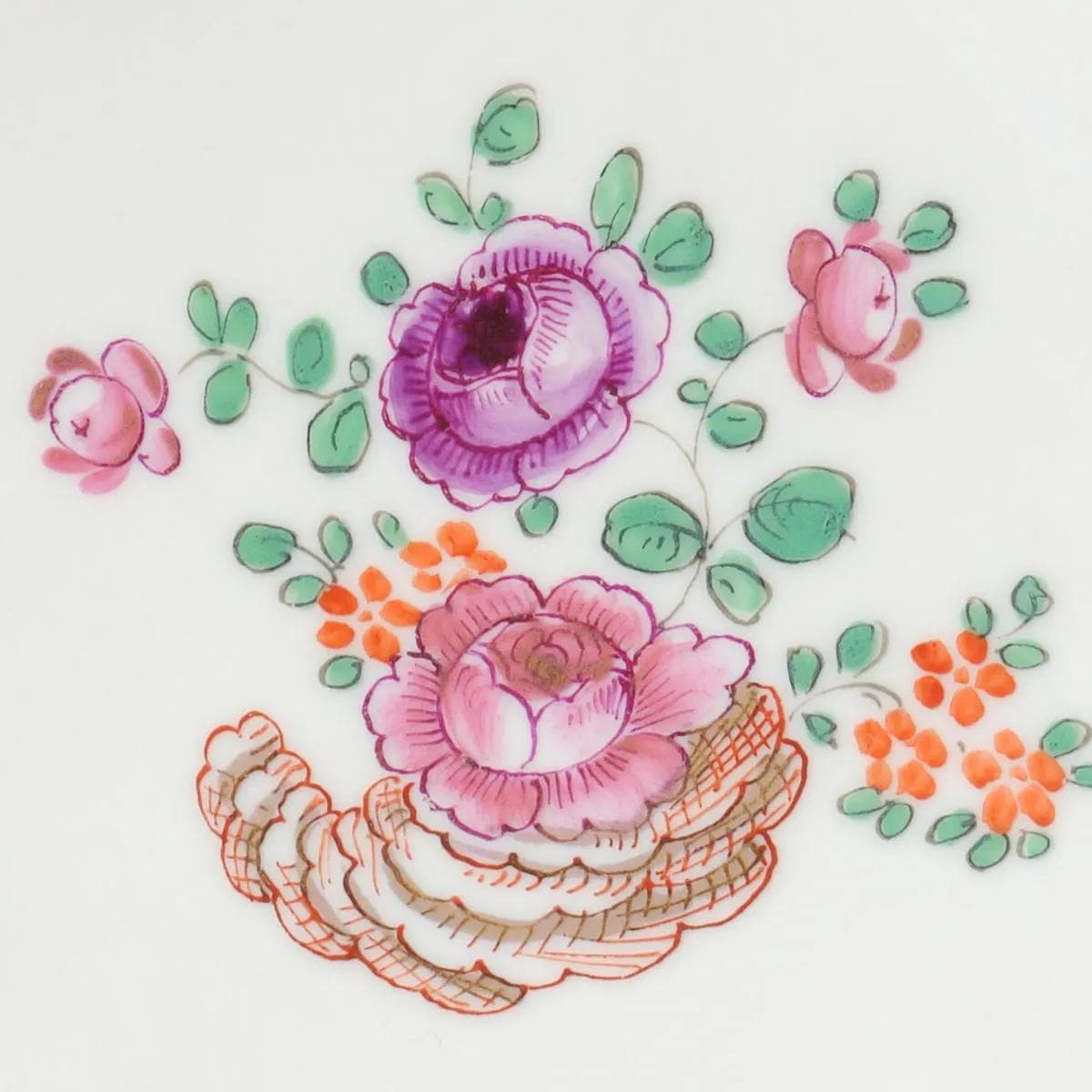 Platter, Samson, ivory white porcelain, France, 19th c. - 162265