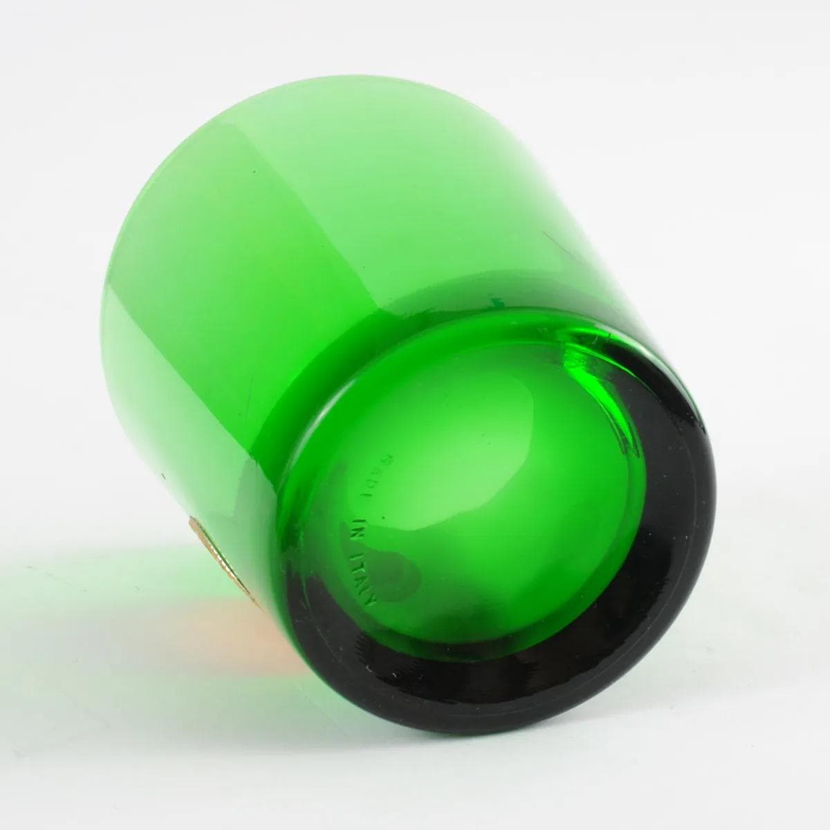 Set of glasses Byrrh, green glass, Italy, 1970s. - 162257