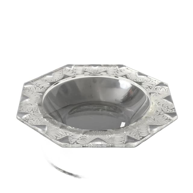 Misa Chantilly, szkło transparentny, proj. R. Lalique, Francja, lata 40. - WYMIARY