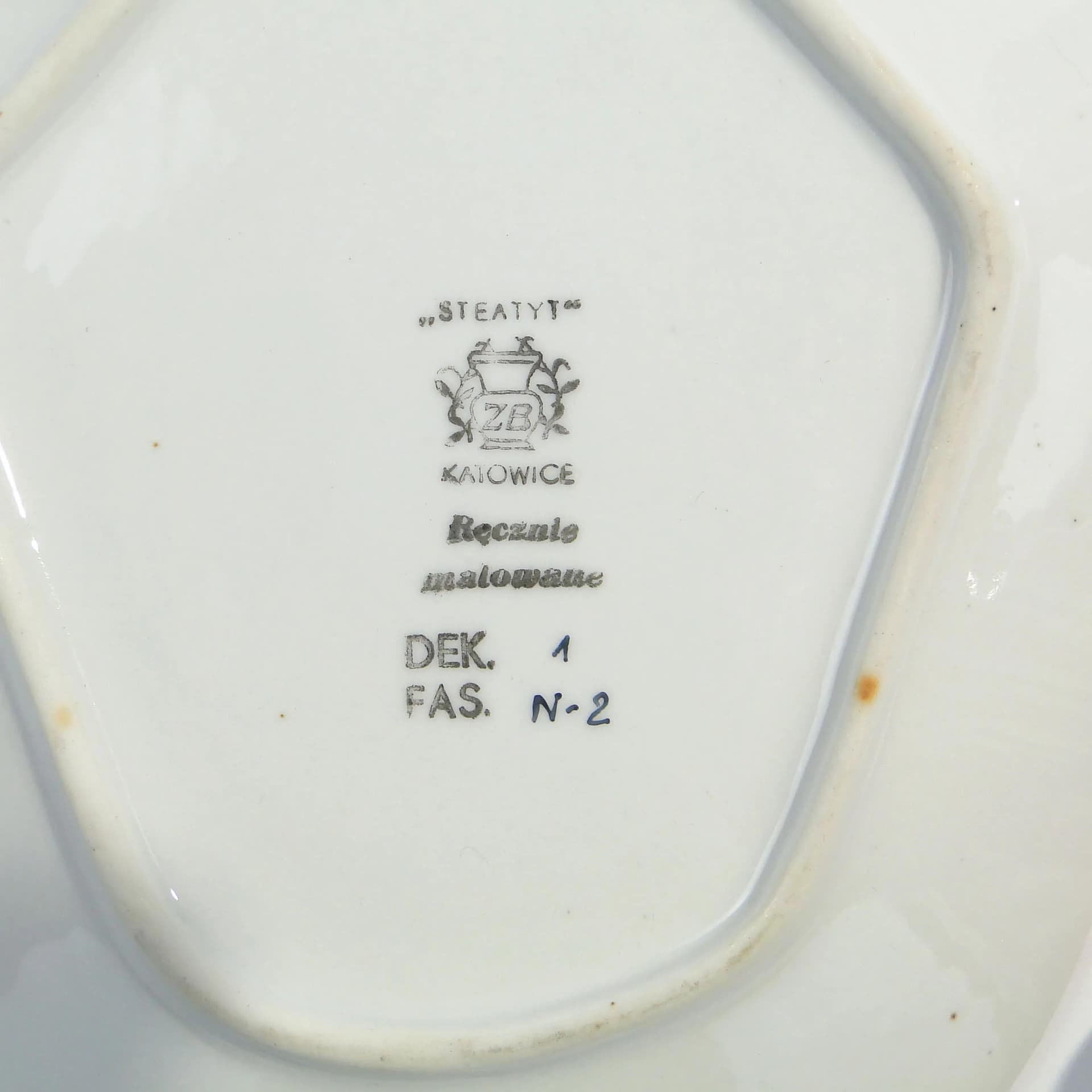 Zestaw śniadaniowy, porcelana różowa, proj. Z. Buksowicz, Steatyt, Polska, lata 60. - 162691