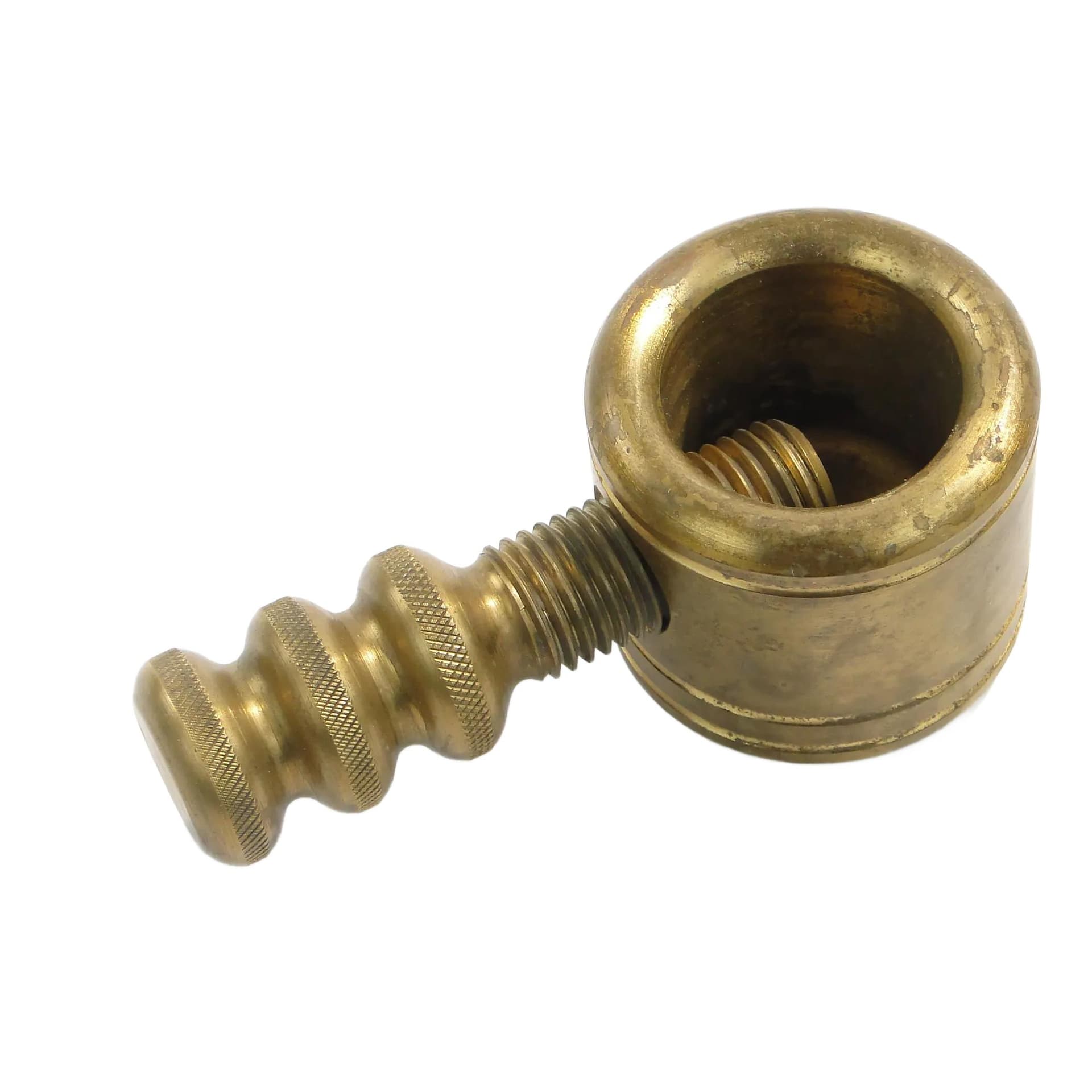 Nutcracker, Art Nouveau, golden brass, Austria, early 20th c.