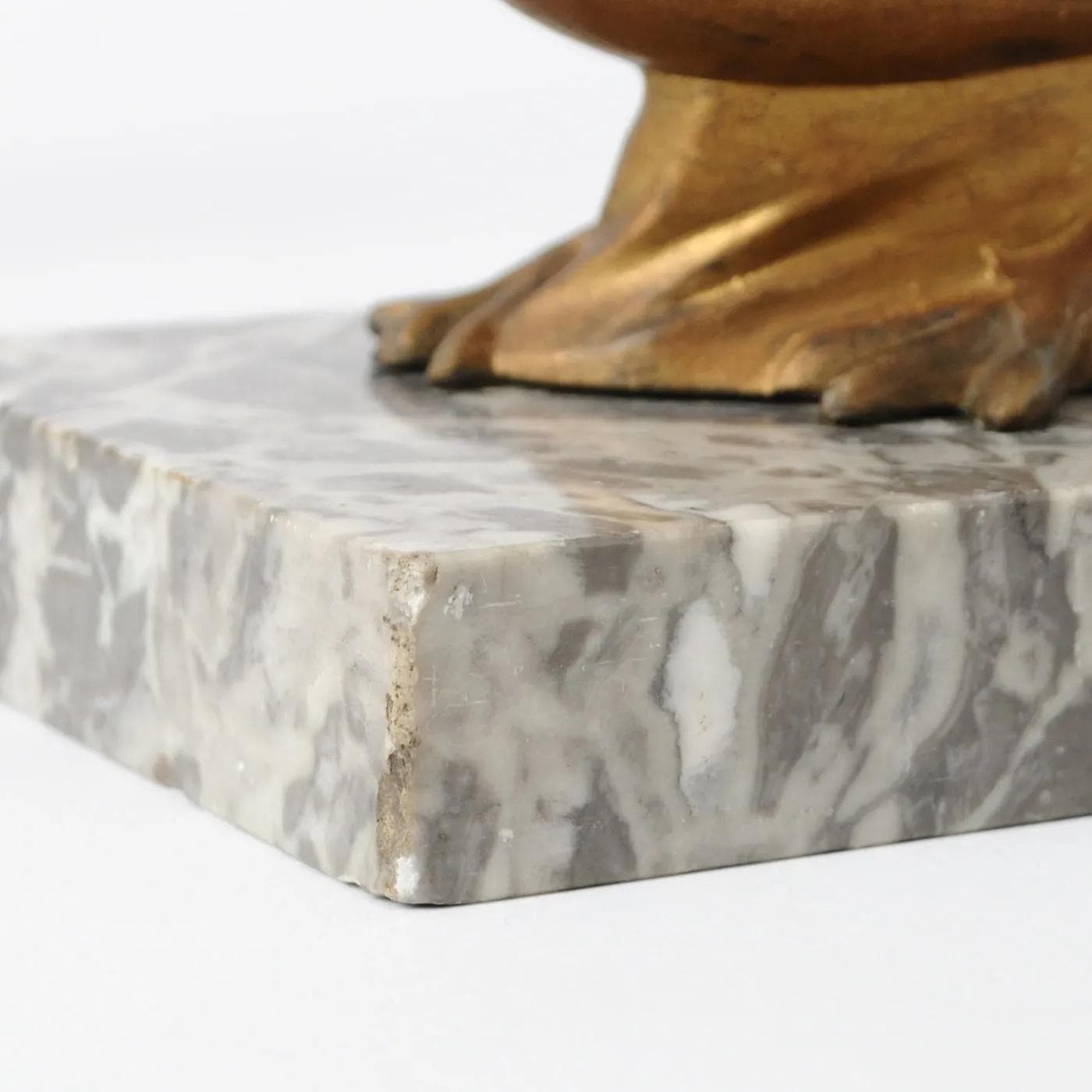 Pair of bookends Art Deco, grey marble, silver metal, France, 1930s. - 162170