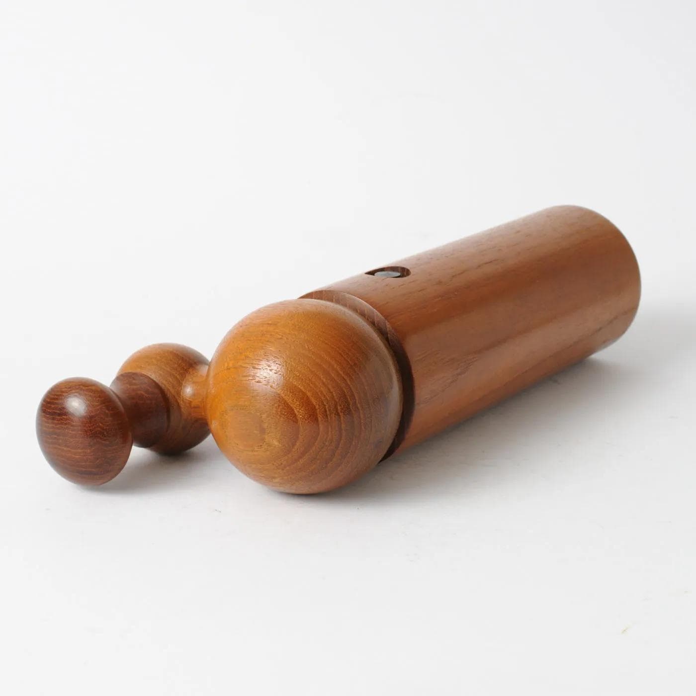 Młynek do pieprzu, teak jasnobrązowy, Digsmed, Dania, lata 60. - 162134