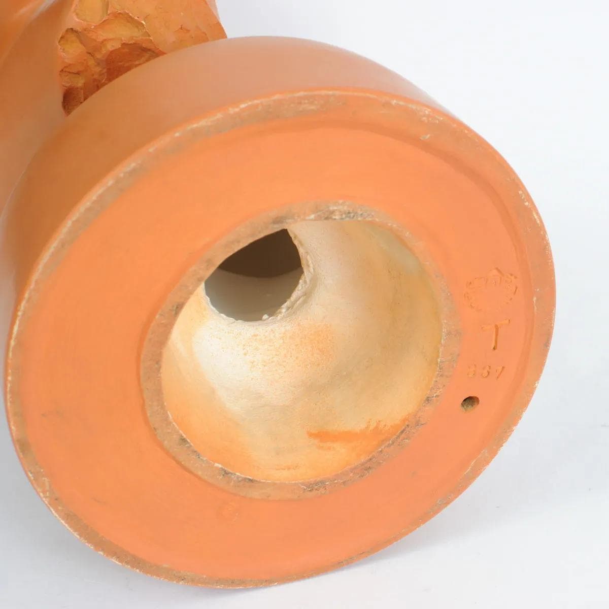 Venus sculpture, orange ceramic, KS Bechyne, Czechoslovakia, 1930s. - 162129