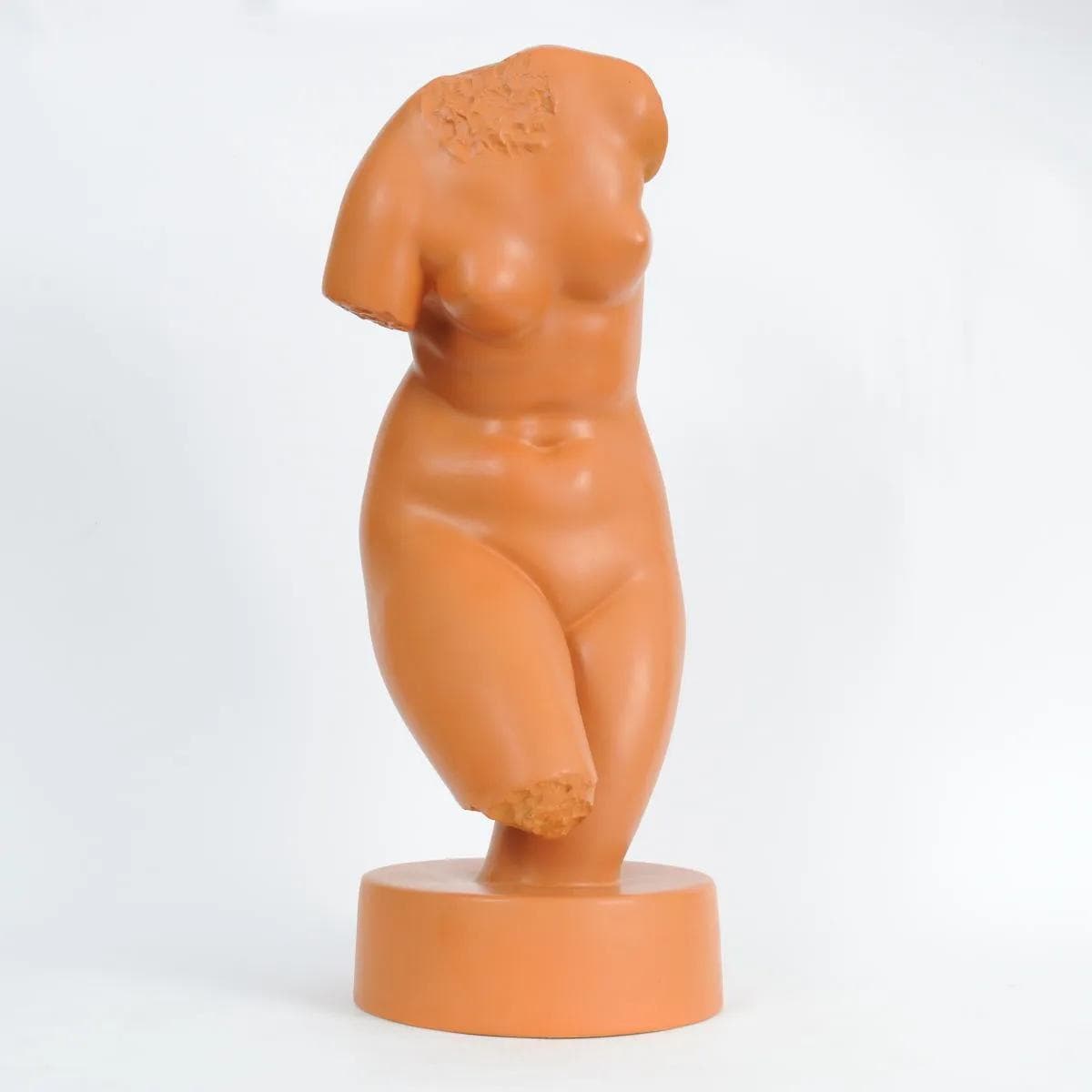 Venus sculpture, orange ceramic, KS Bechyne, Czechoslovakia, 1930s. - 162124