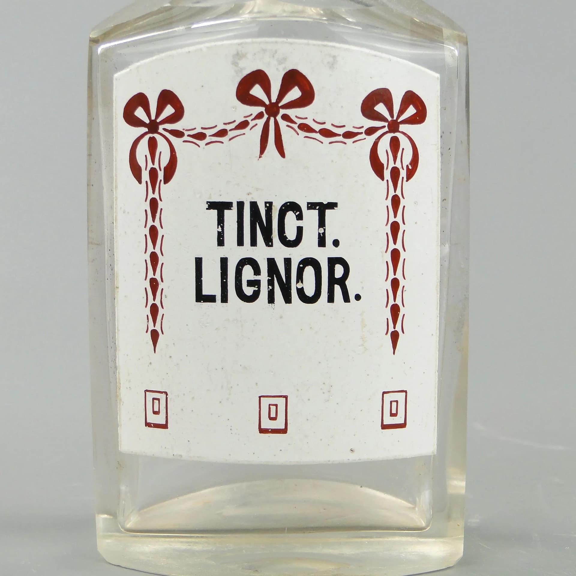 Butelka apteczna, Art Nouveau, kryształ transparentny, Austria, początek XX w. - 162578