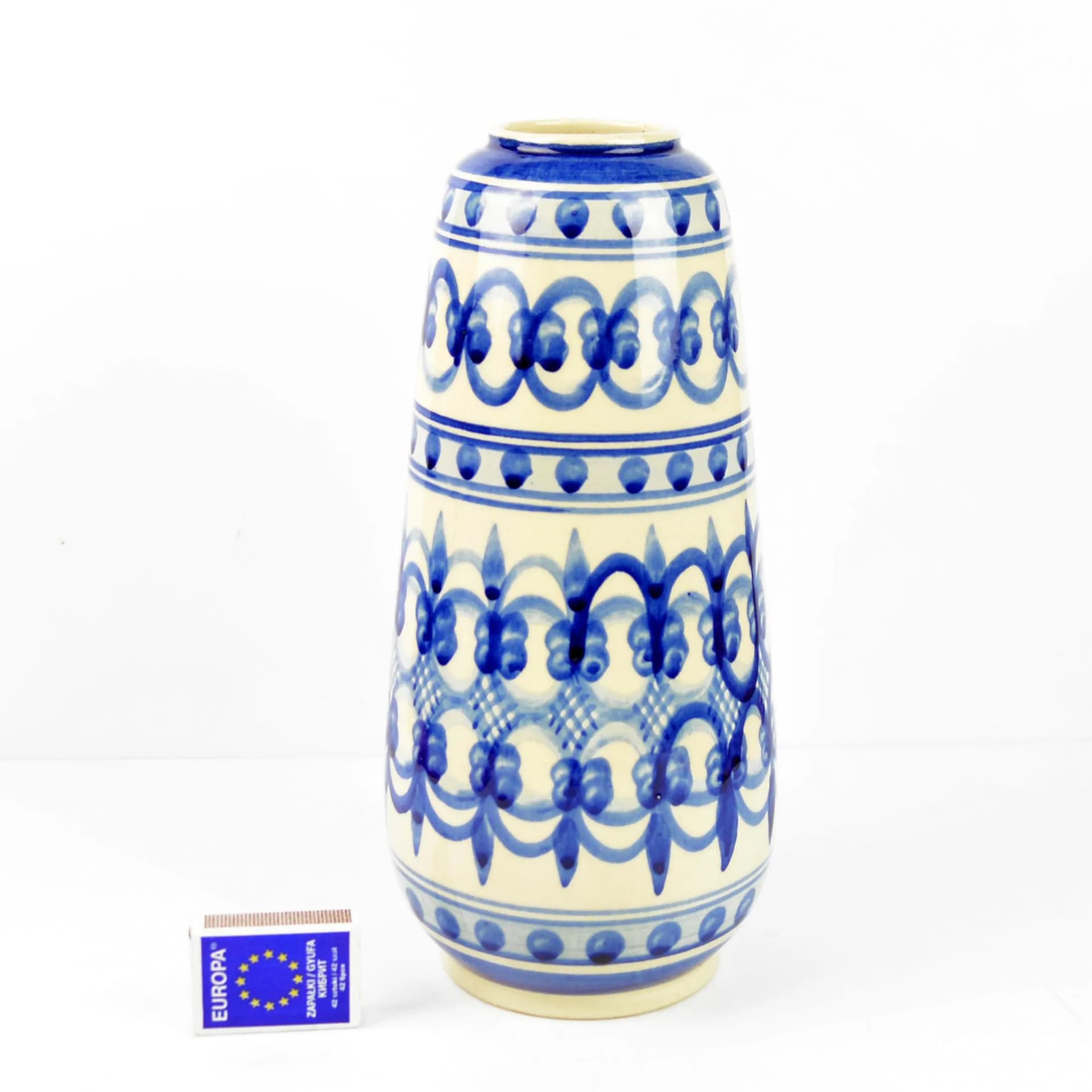 Wazon, beżowy, porcelit, KLL Karl Louis Lehmann, Niemcy, lata 50. - 163922