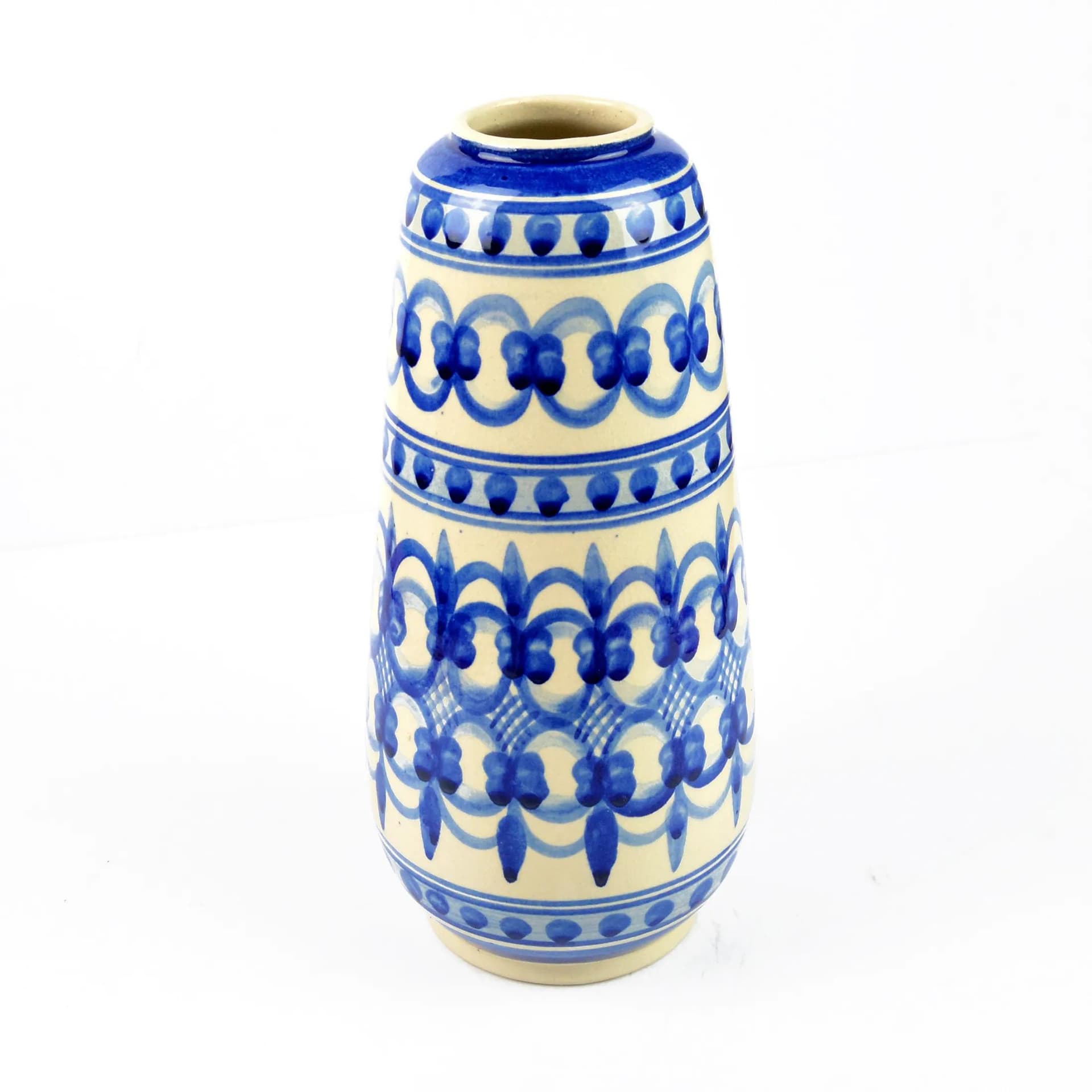 Wazon, beżowy, porcelit, KLL Karl Louis Lehmann, Niemcy, lata 50. - 163923