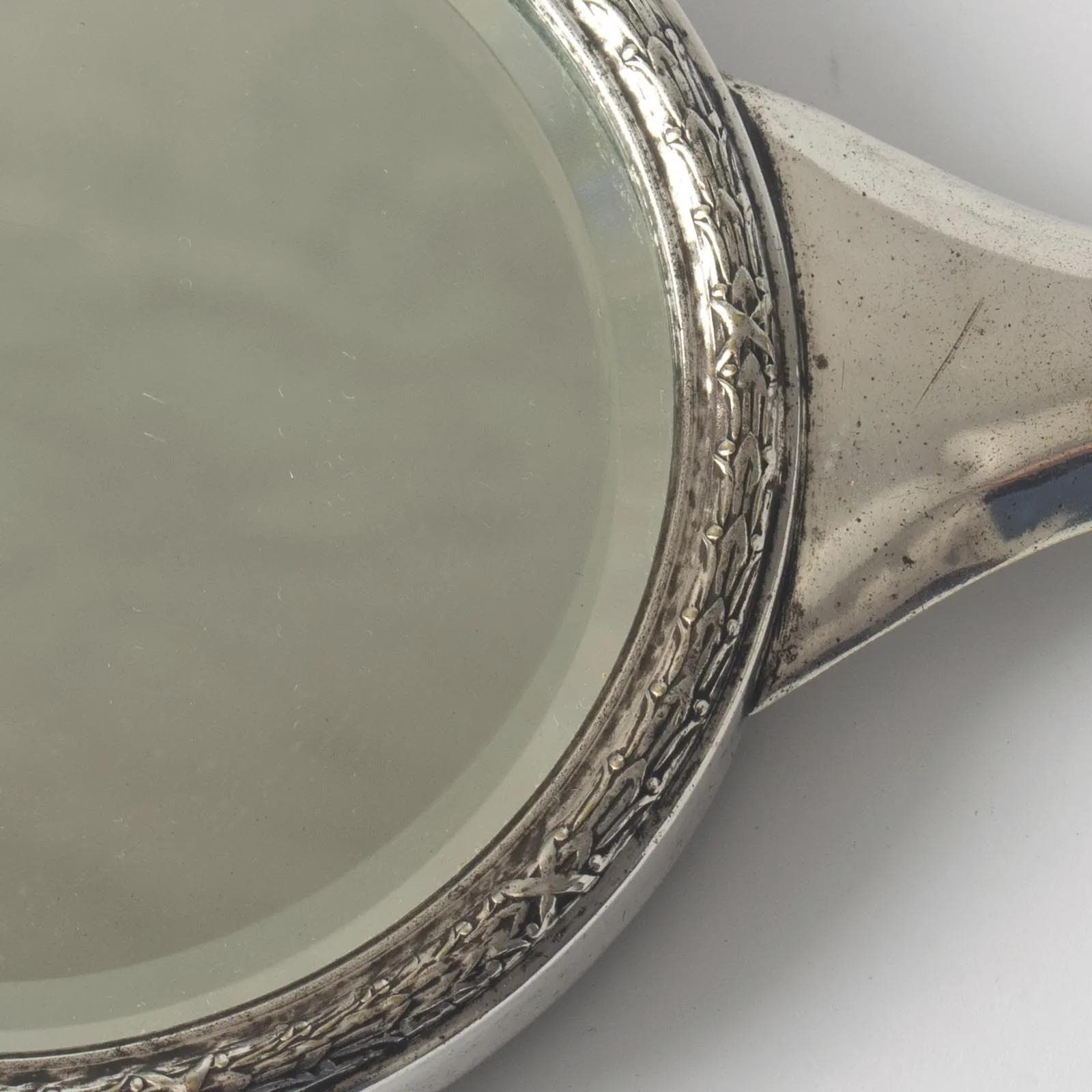 Vanity mirror, silver, metal, early 20th c. - 162098