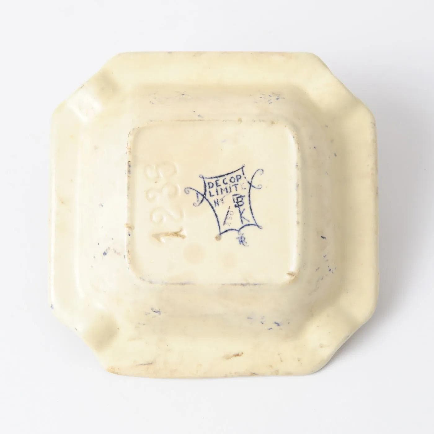 Popielnica Mikado, multikolor, ceramika, proj. R. Chevallier, Boch Freres Keramis, Belgia, lata 30. - 162093