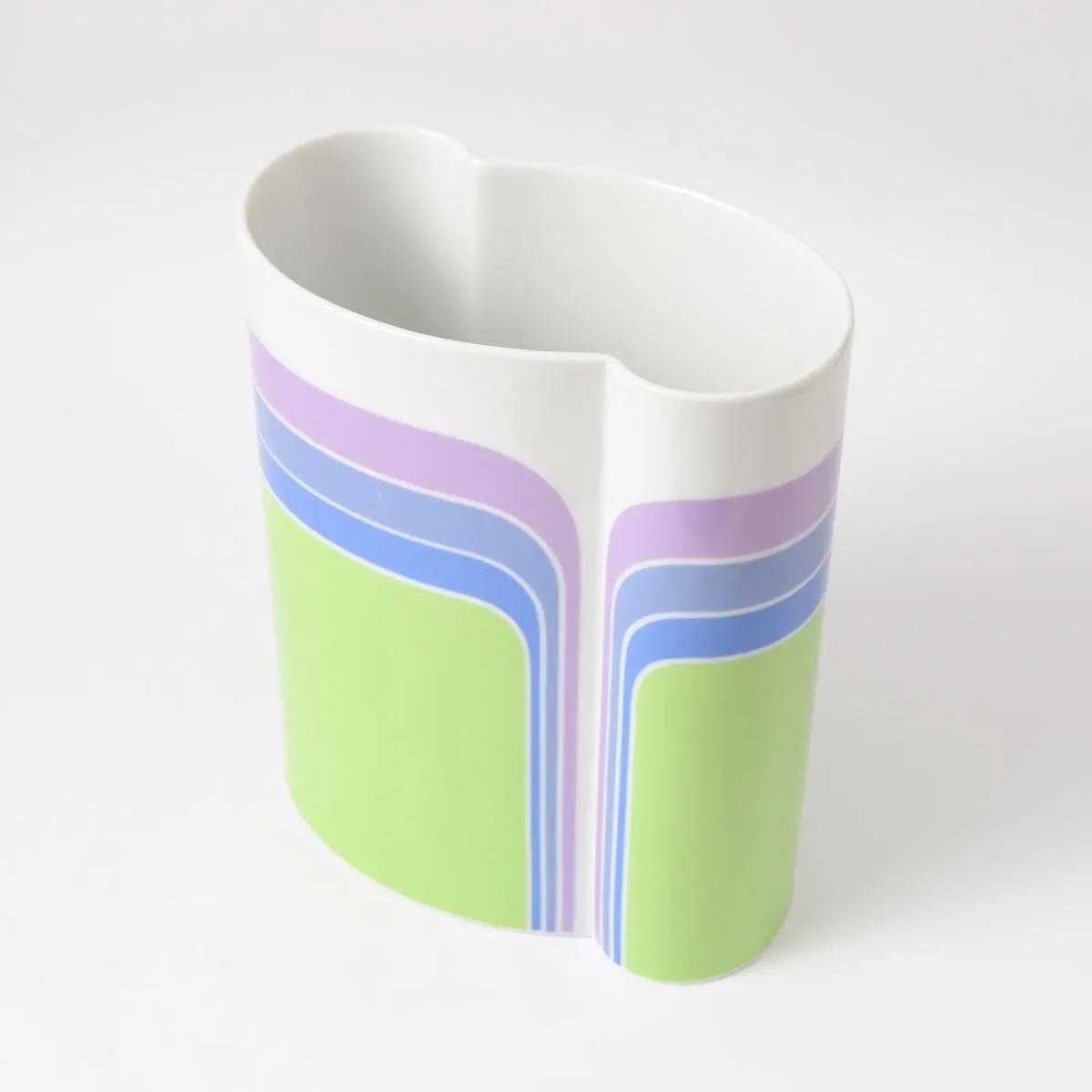 Vase Space Age, multicolor porcelain, Germany, 1970s. - 162046