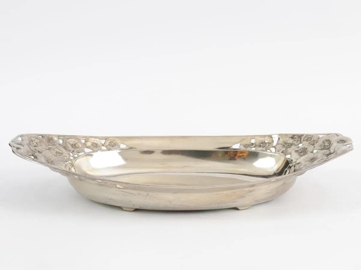 Art Nouveau centerpiece, silvered pewter, Kayser, Germany, early 20th c. - 162040