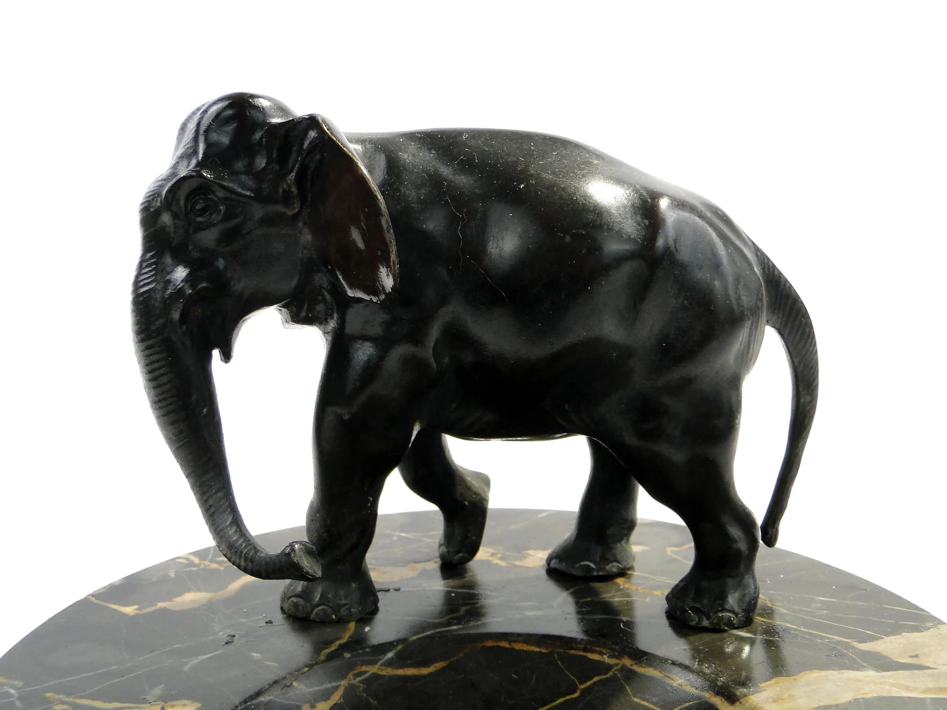 Cabinet Ashtray, black marble, bronze, Austria, 1910s - 162460