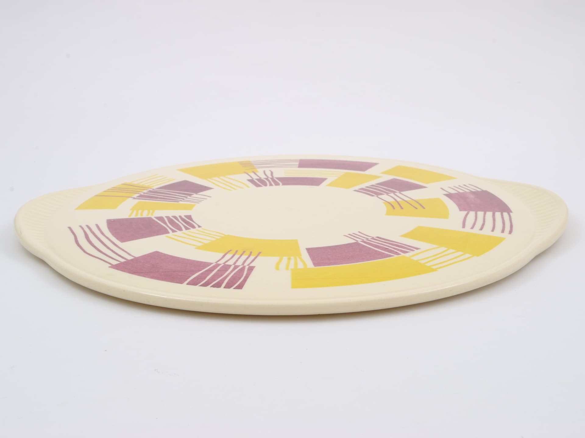 Platter, white, faience, Germany, 1960s. - 162038