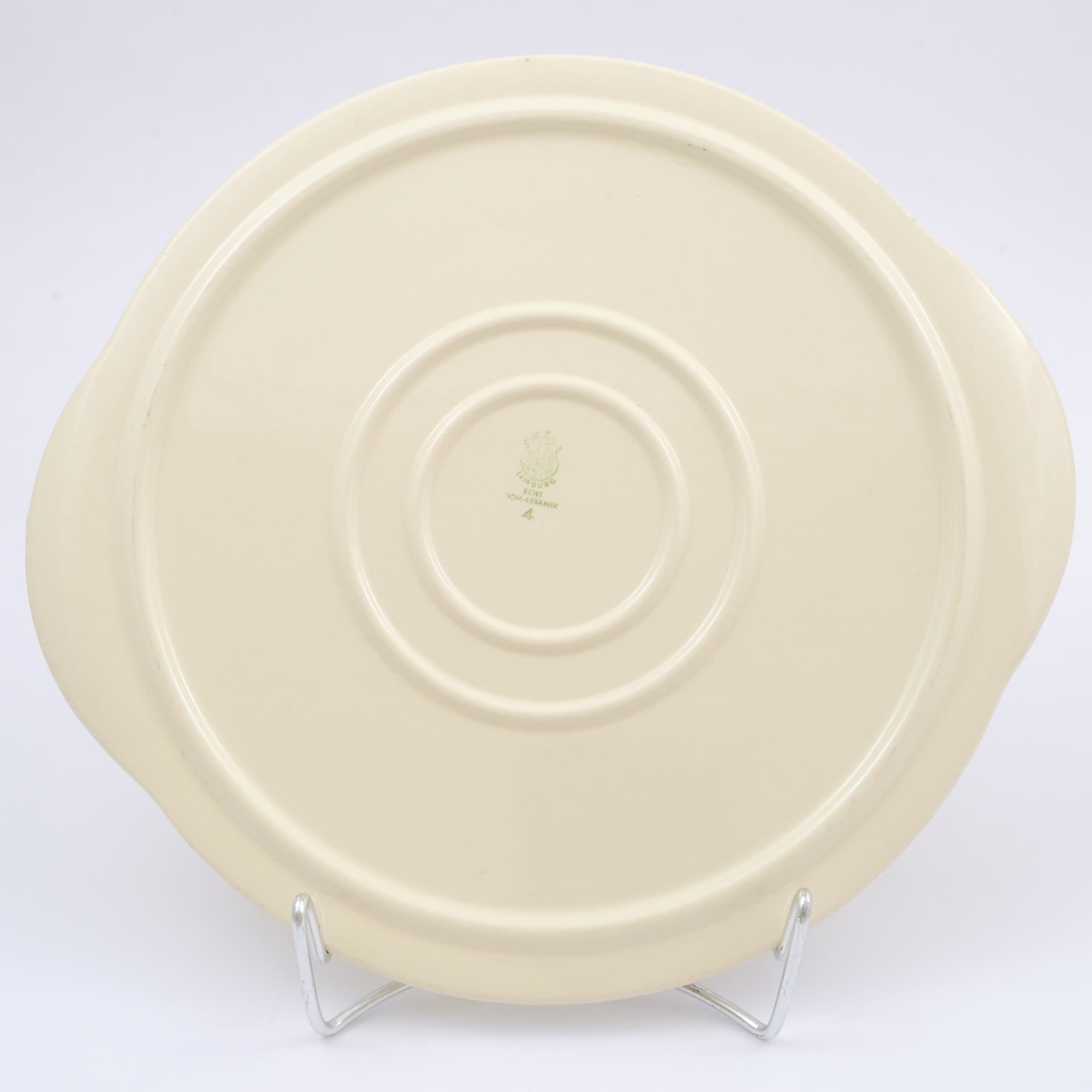 Platter, white, faience, Germany, 1960s. - 162037
