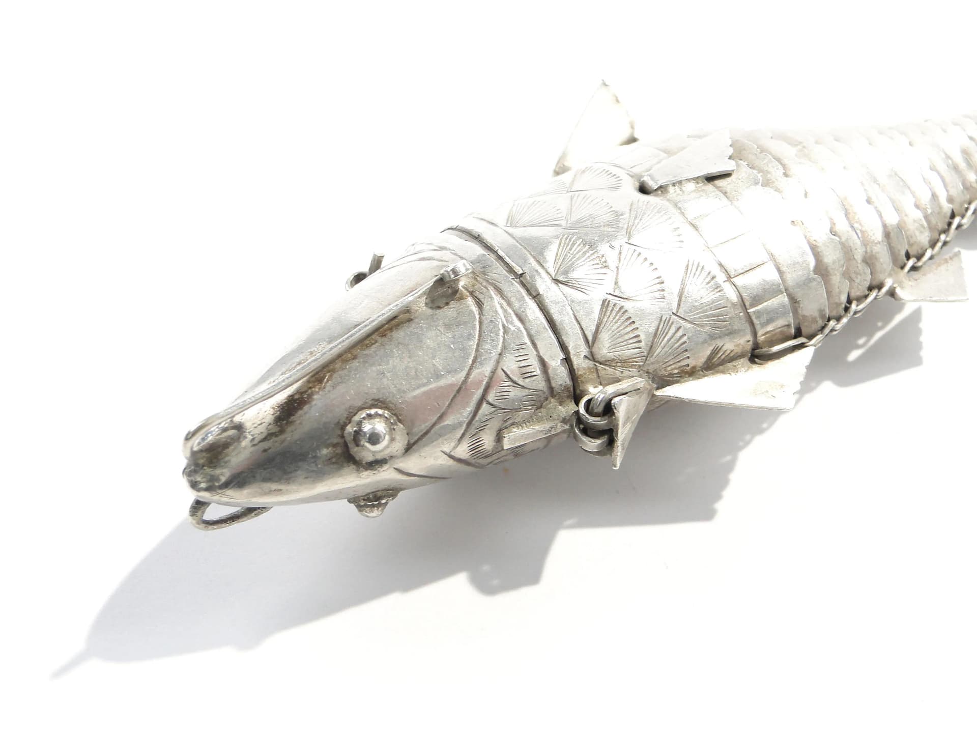 Balsaminka ryba, srebro, Polska, XIX wiek - 162435