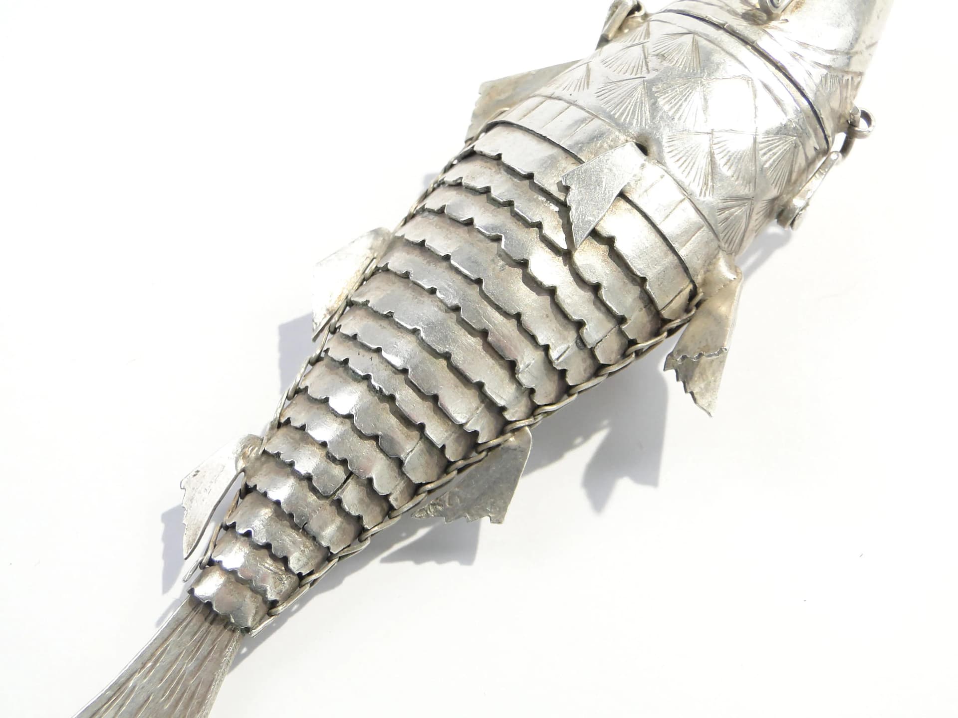 Balsaminka ryba, srebro, Polska, XIX wiek - 162434