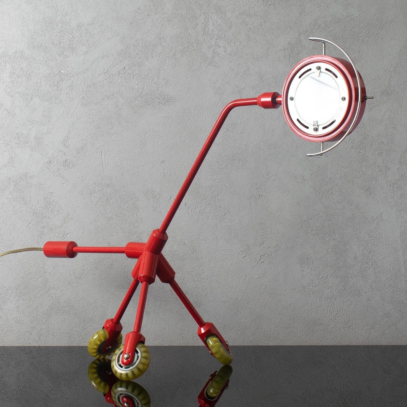 Lampa biurkowa Kila, czerwony, metal, proj. H. Allen, Ikea, Szwecja - 162018